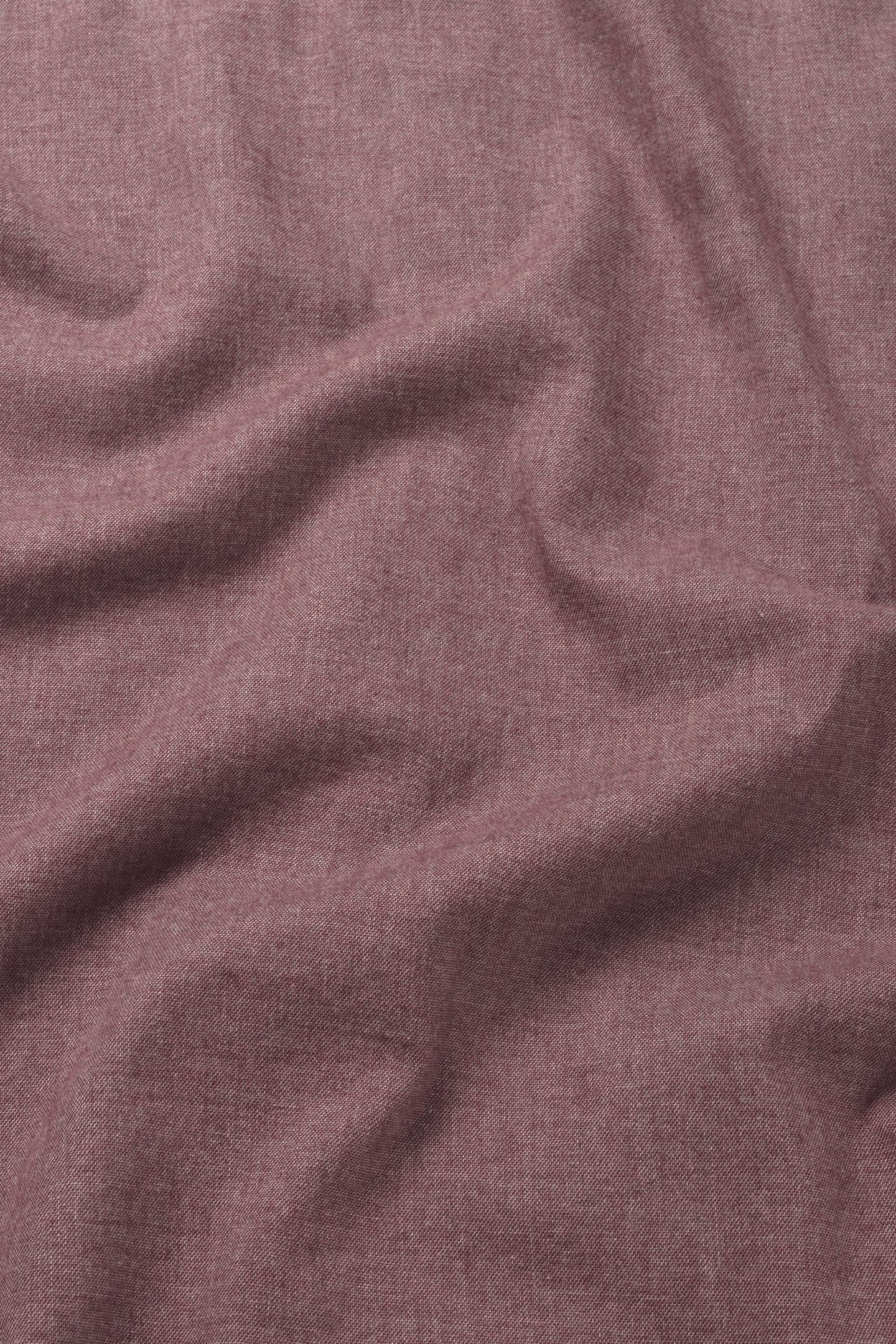 WAL – JAMES BRUSHED TWILL REGULAR SHIRT BURGUNDY 4