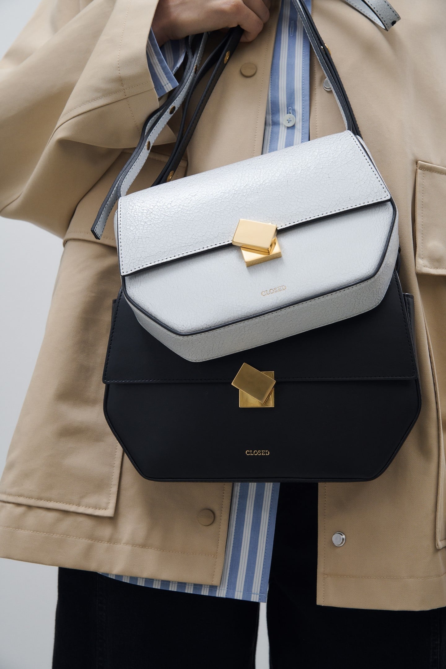 CLOSED BAG ONE S WHITE 7