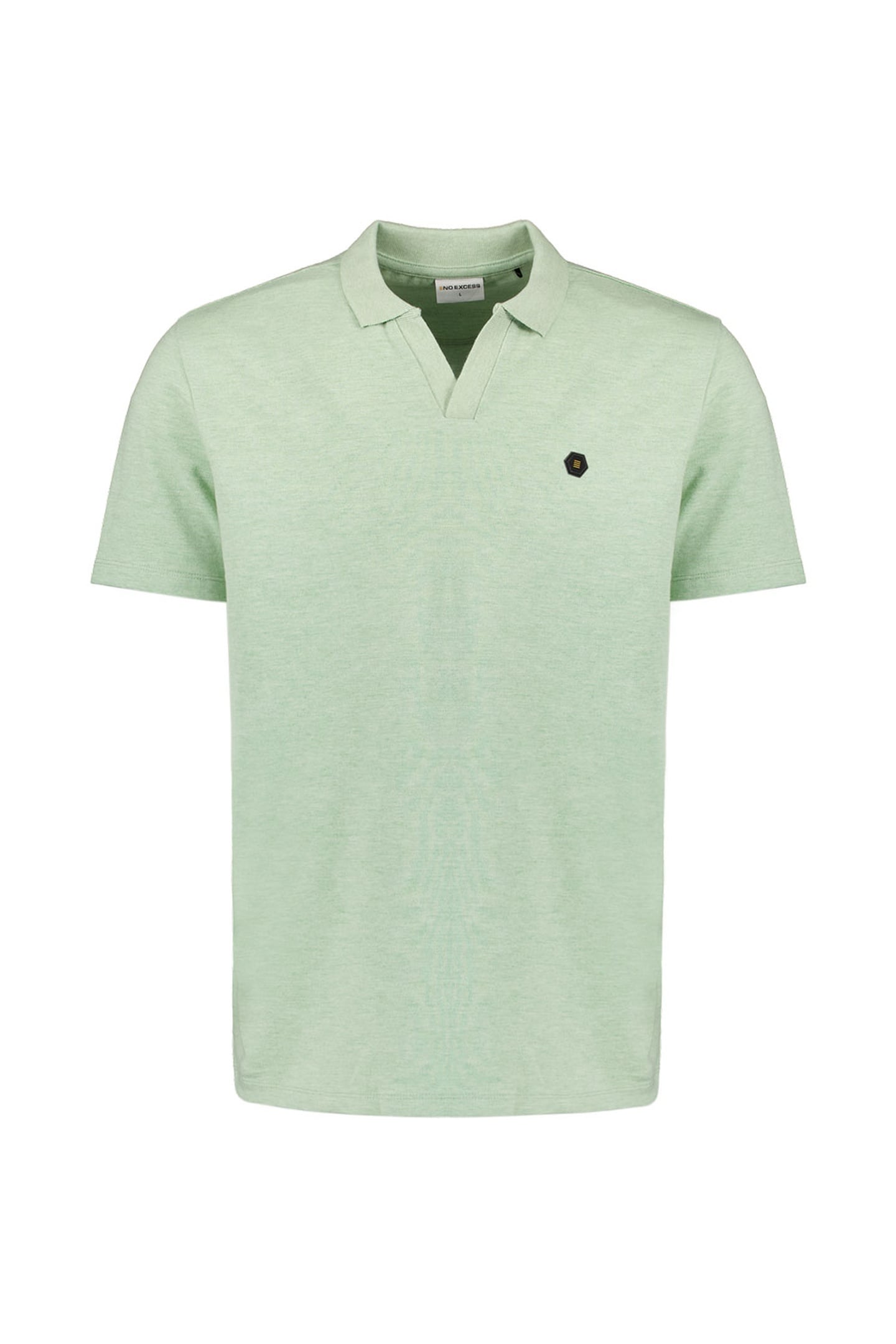 POLO V MELANGE MINT 1