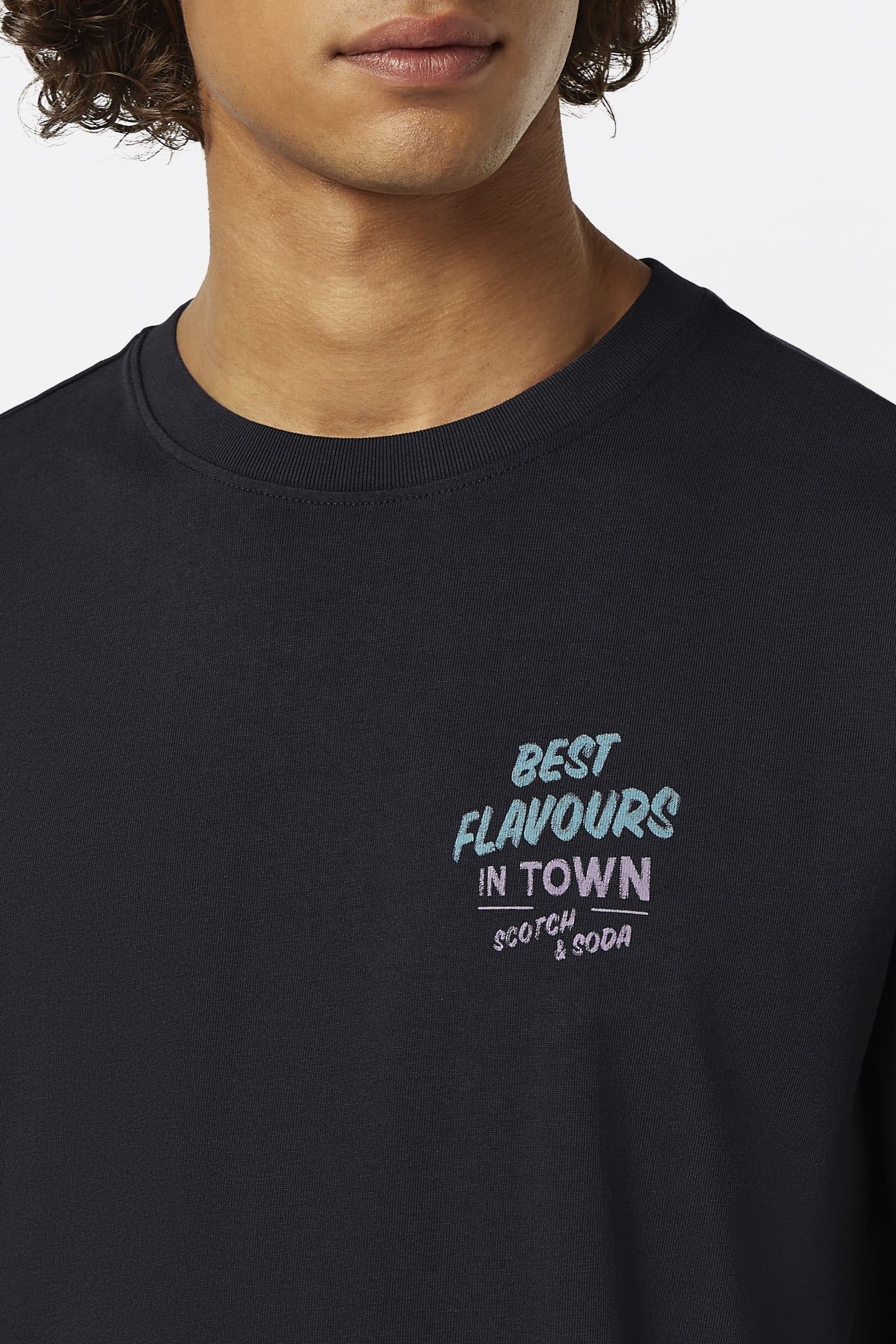 RELAXED-FIT FRONT AND BACK ARTWORK T-SHIRT WASHED BLACK 6