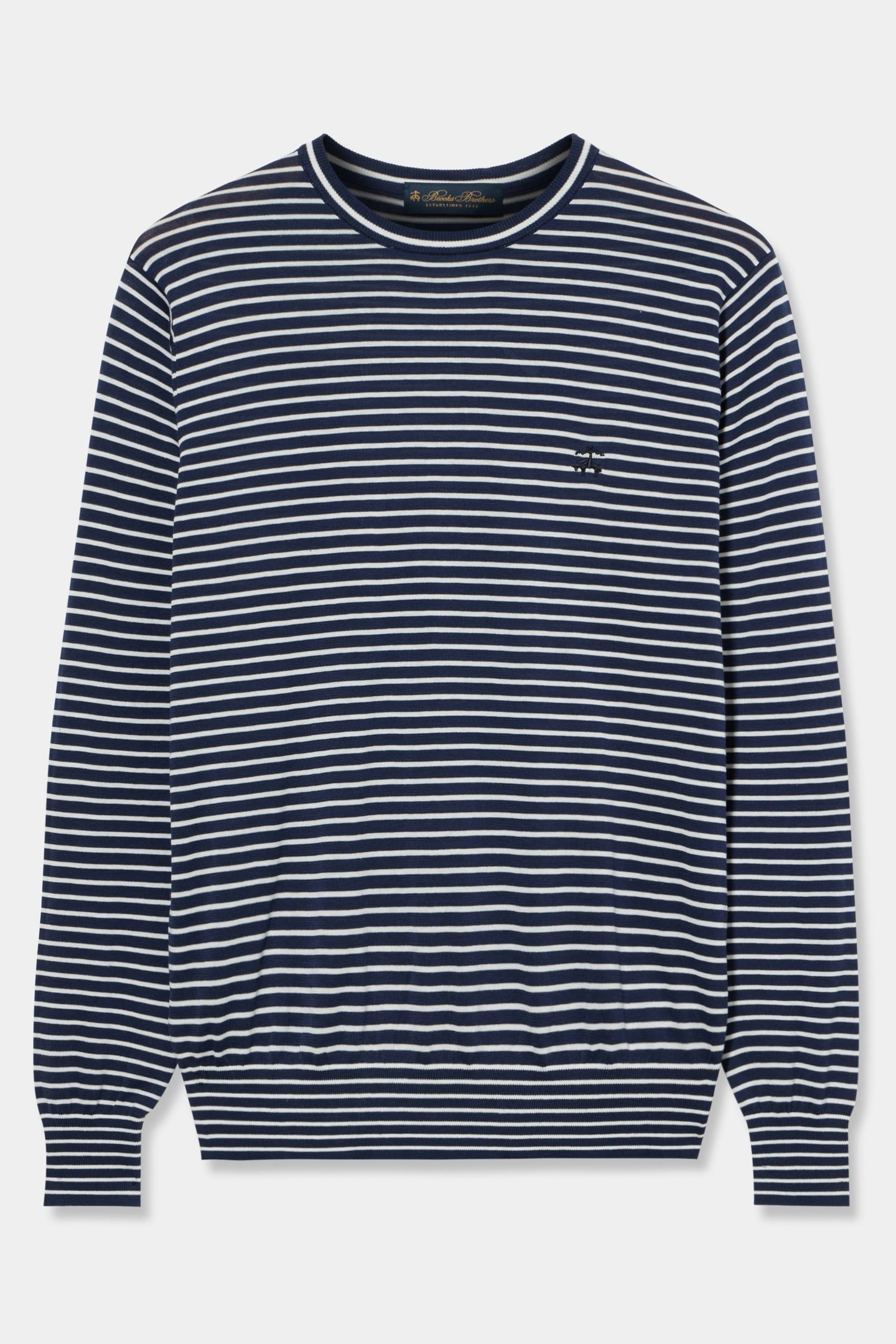 STRIPED CREWNECK COTTON BLUE 3