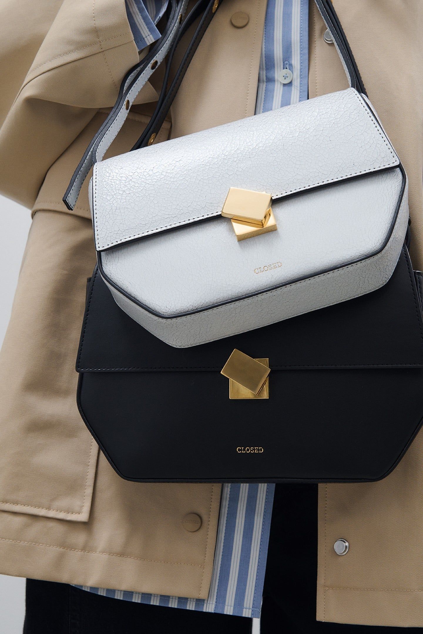 CLOSED BAG ONE S WHITE 8