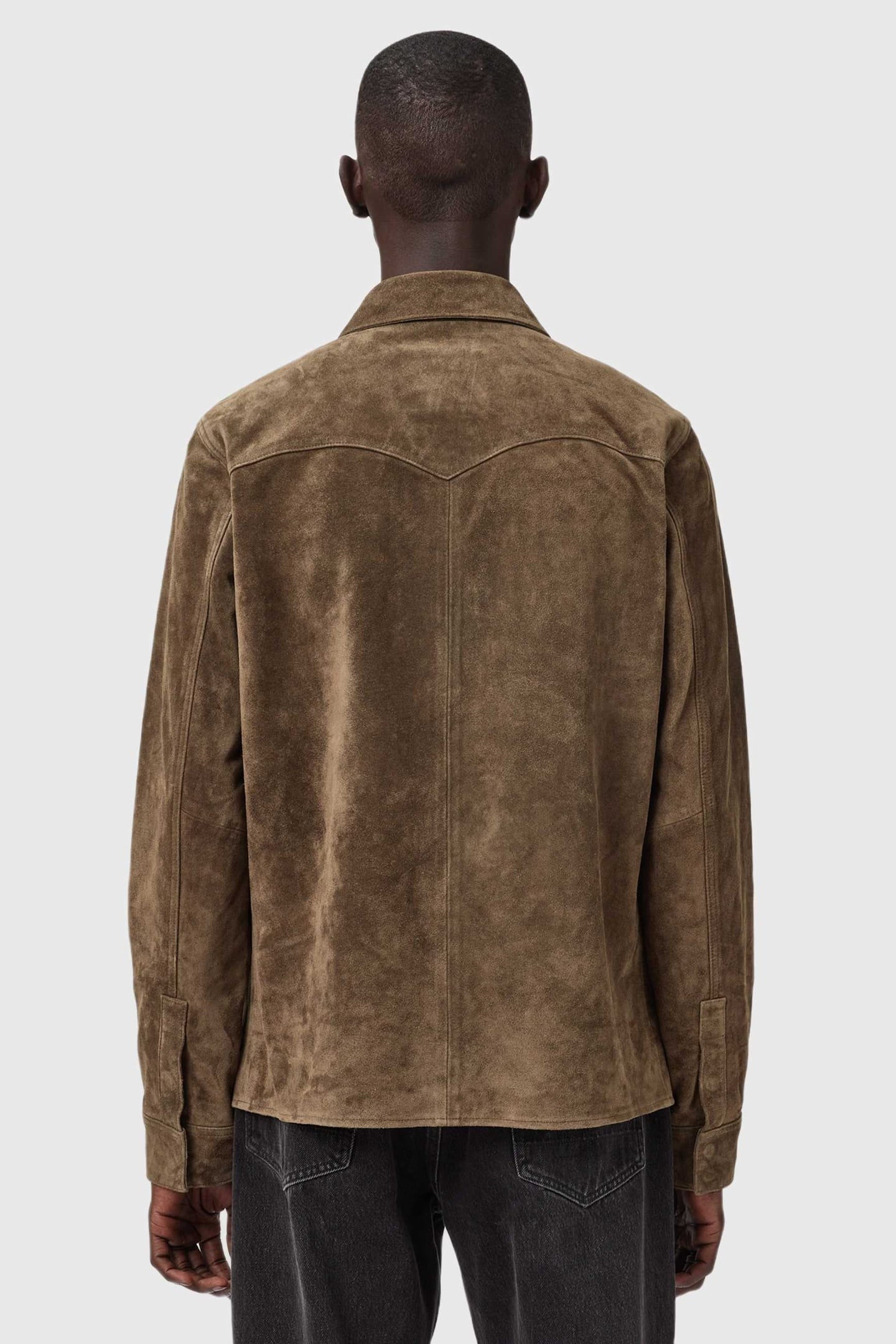 SULLY SUEDE SHIRT BAKER BROWN 6