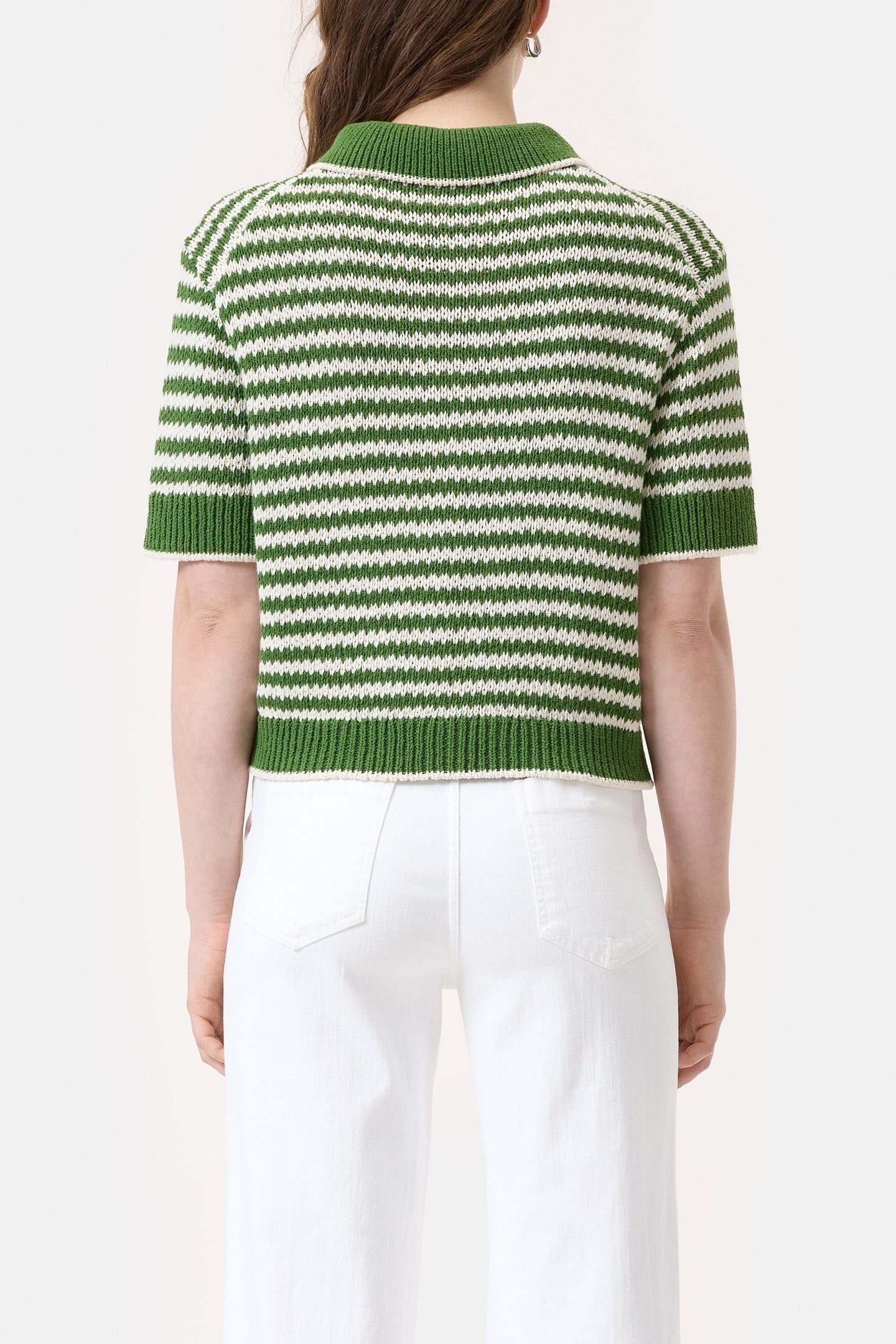 CARDIGAN SHORT SLEEVE MATCHA GREEN 3