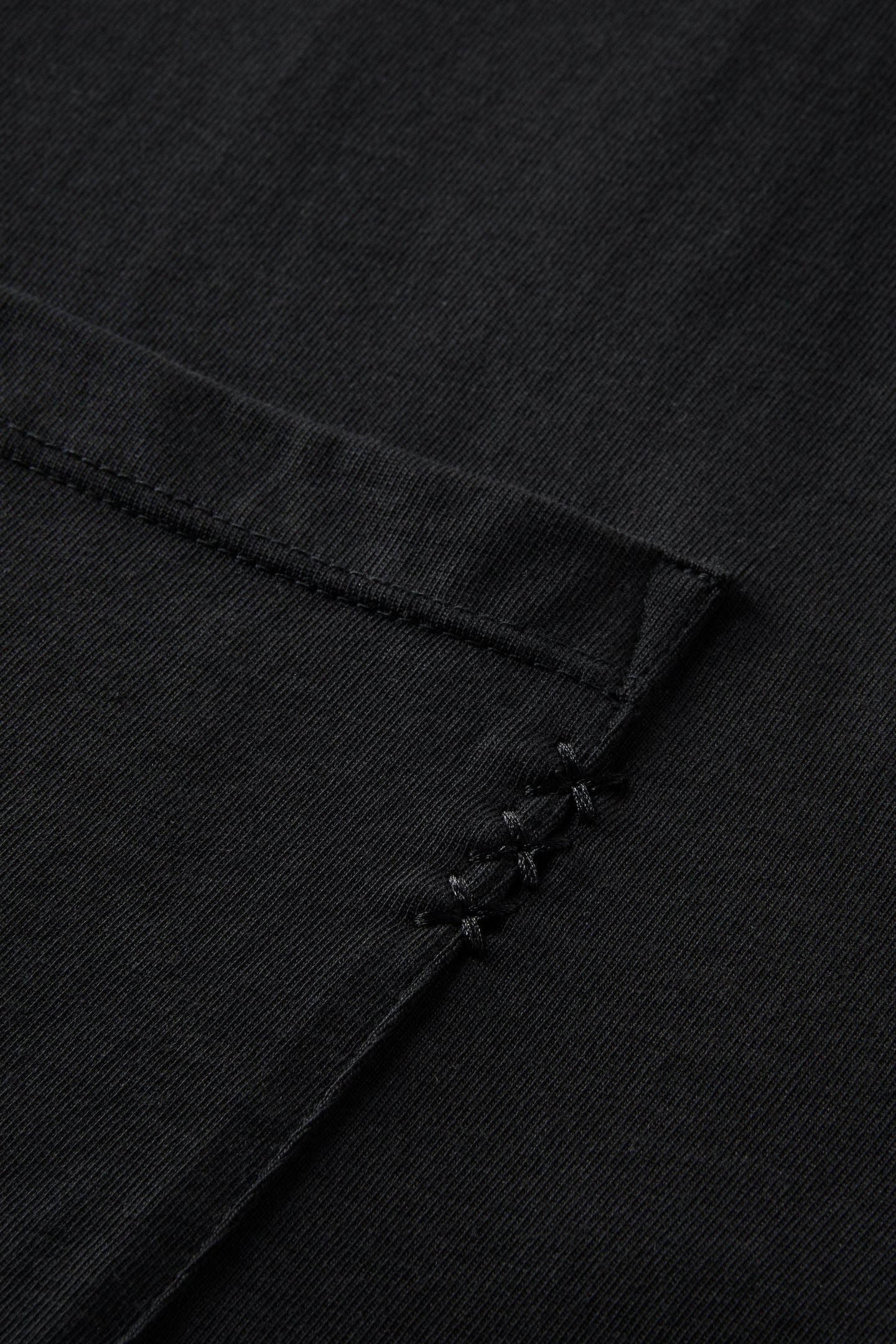 CORE - 3 CROSSES LOOSE FIT POCKET T-SHIRT BLACK 7