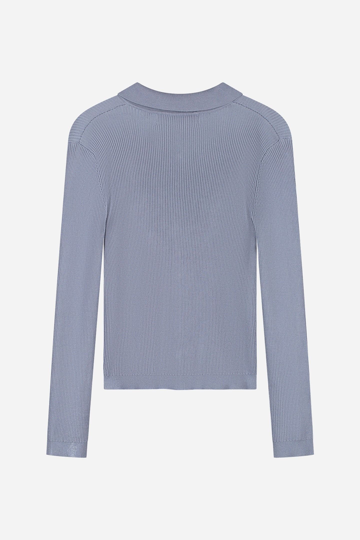 NOUS SOMMES LABELS – WINNIE POLO KNIT LIGHT BLUE 5