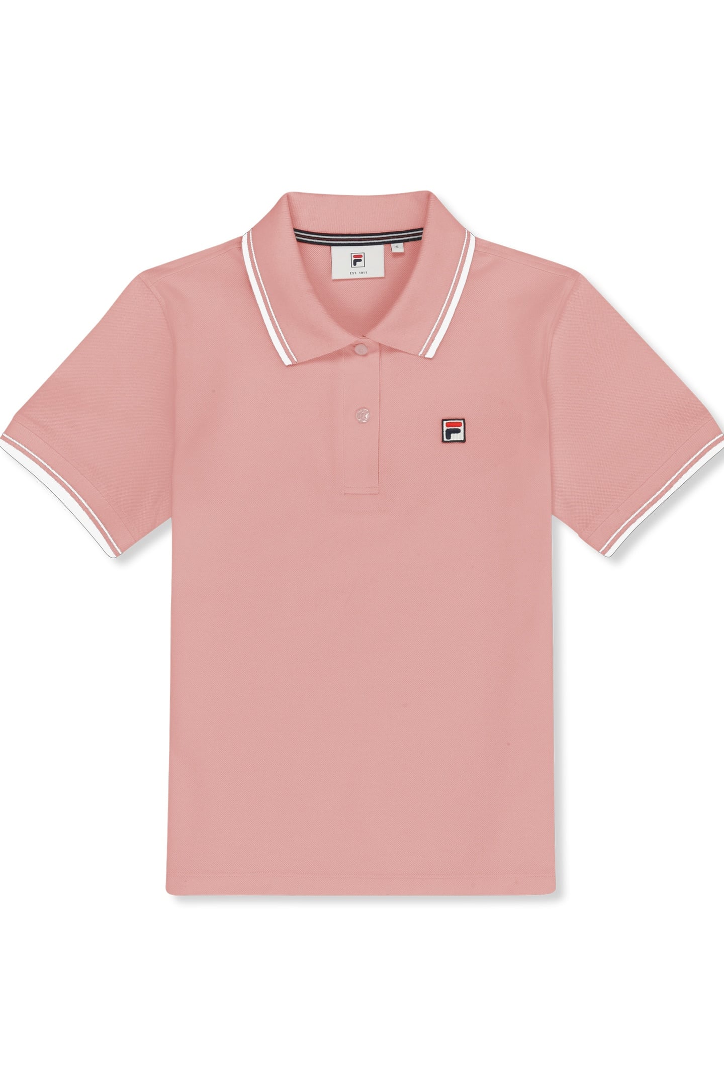 BIELLA SLIM TIPPED POLO SHIRT MELLOW ROSE 4