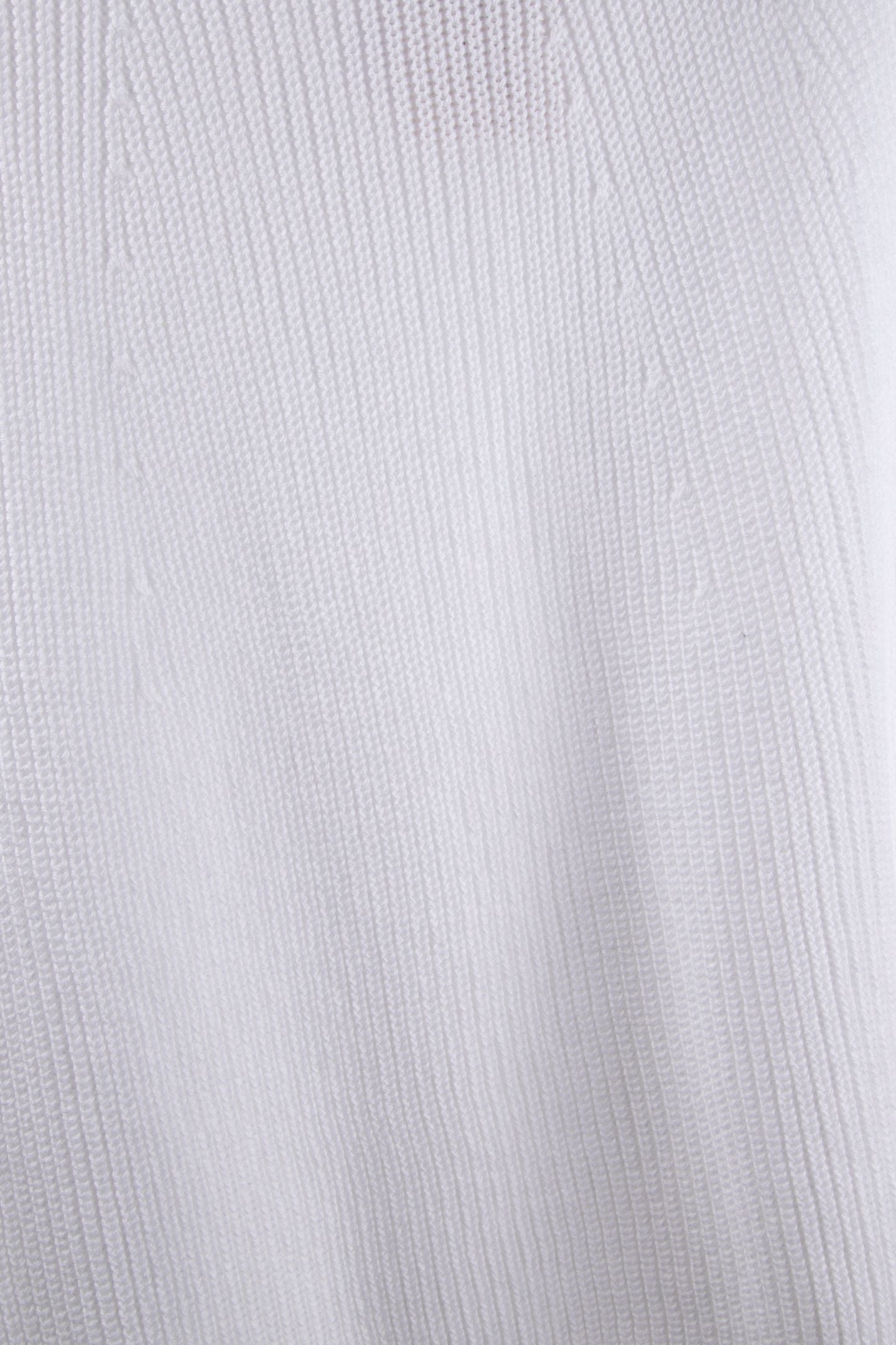 SEAMLESS CREW-NECK HALF CARDIGAN PEARL WHITE 4
