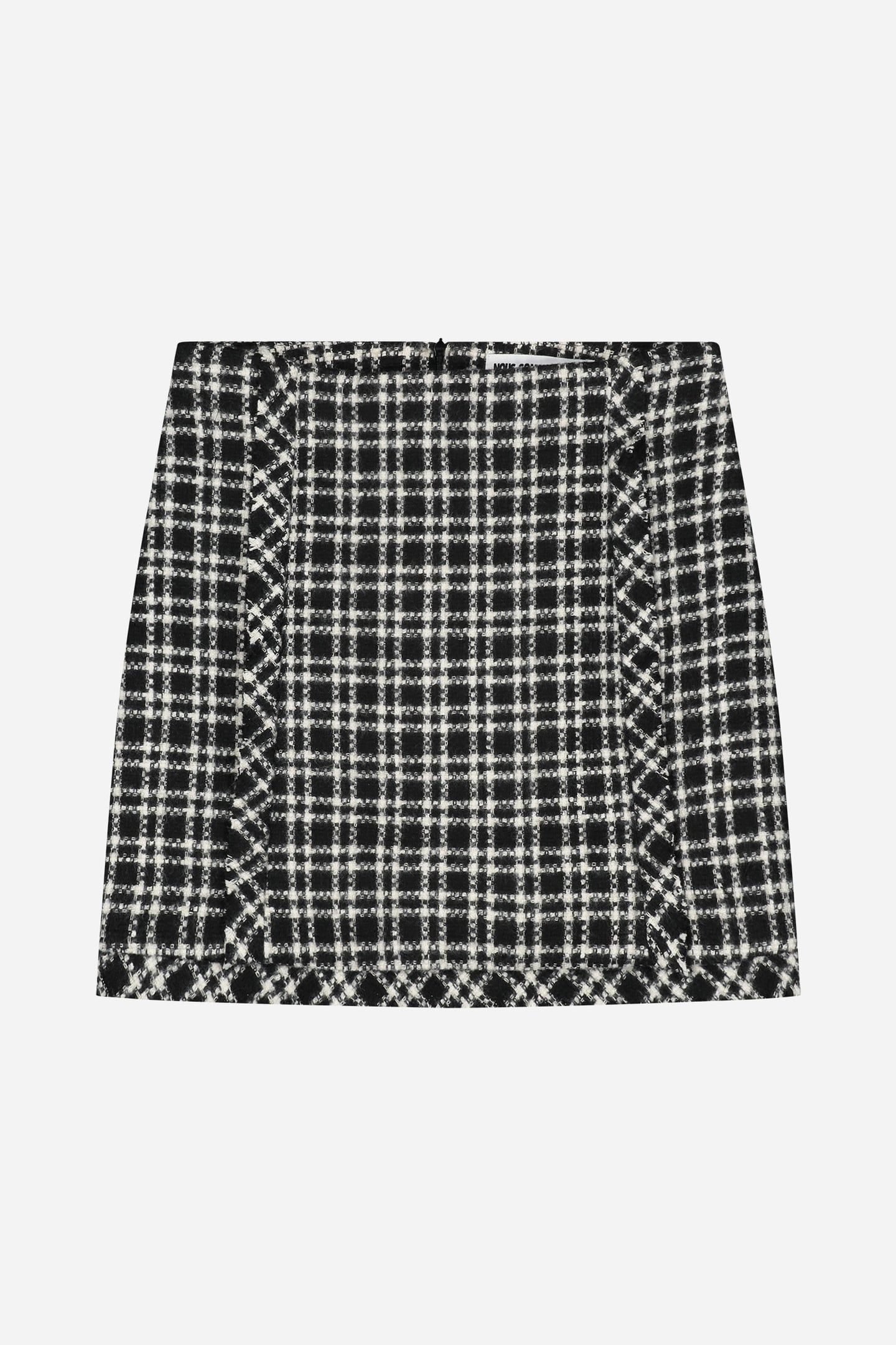 NOUS SOMMES LABELS – GRACIE TWEED SKIRT BLACK 3