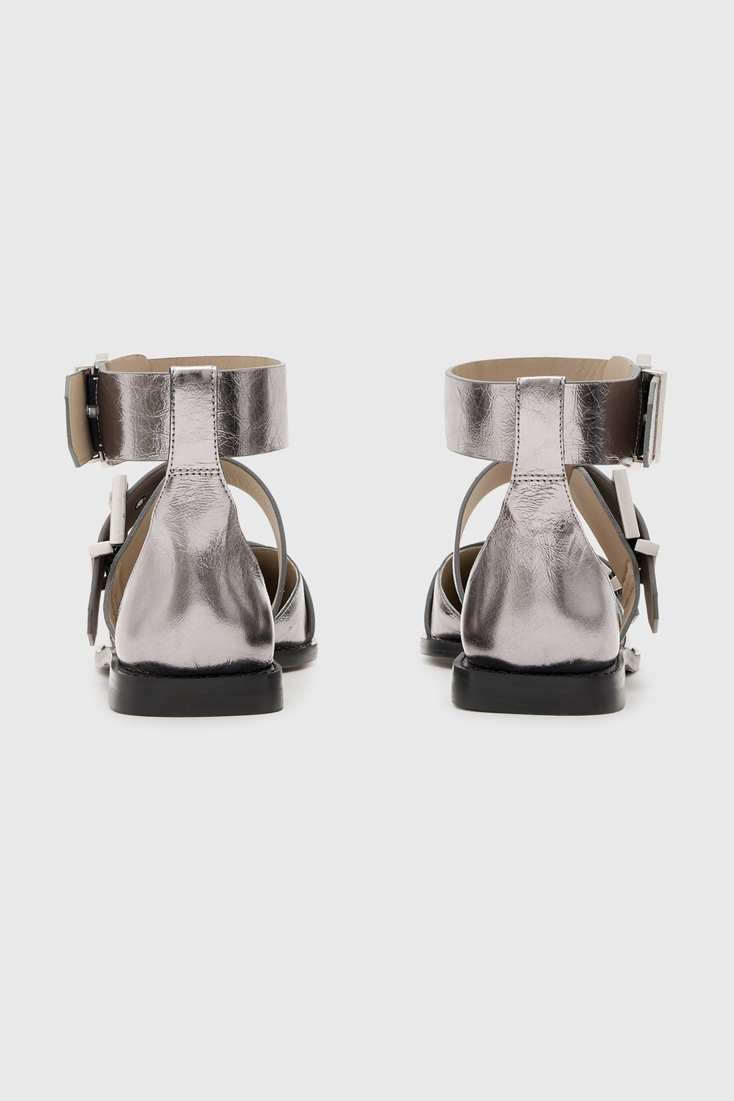SUTTON METALLIC SHOE GUNMETAL GREY 3