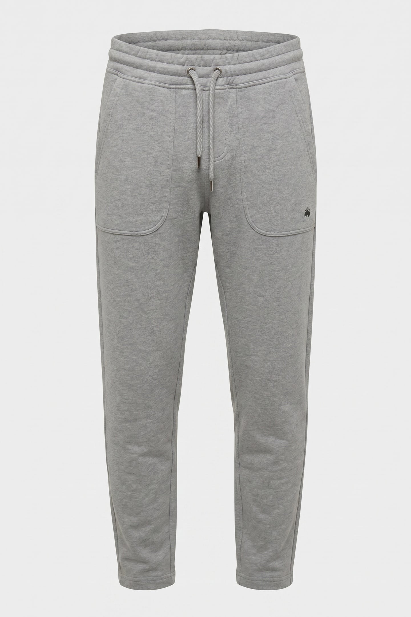 PLAIN SWEATPANTS COTTON LIGHT GREY 4