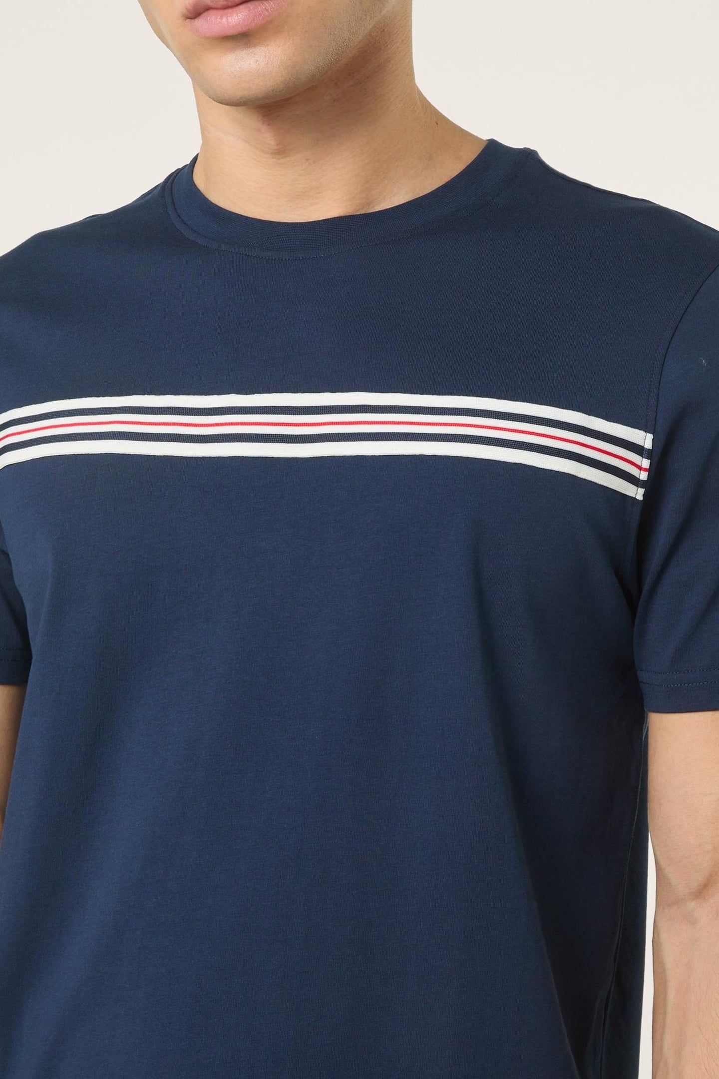 DIECIMO REGULAR HERITAGE TAPE T-SHIRT BLACK IRIS 1