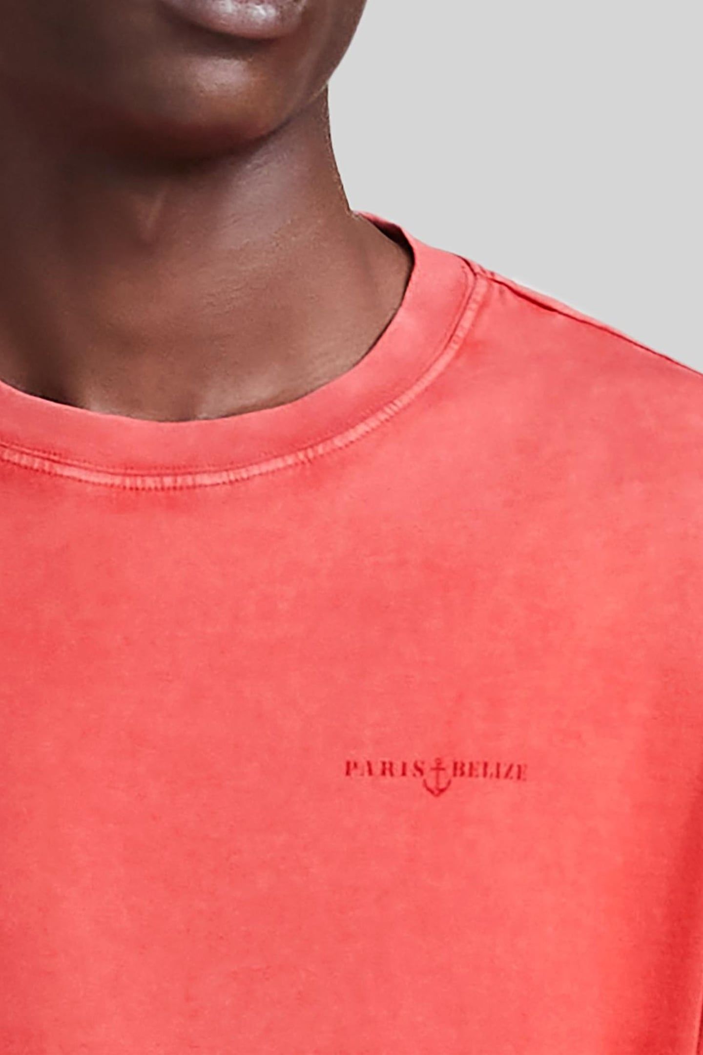 CAYENNE T-SHIRT WITH SLOGAN AND ANCHOR ON CHEST 6