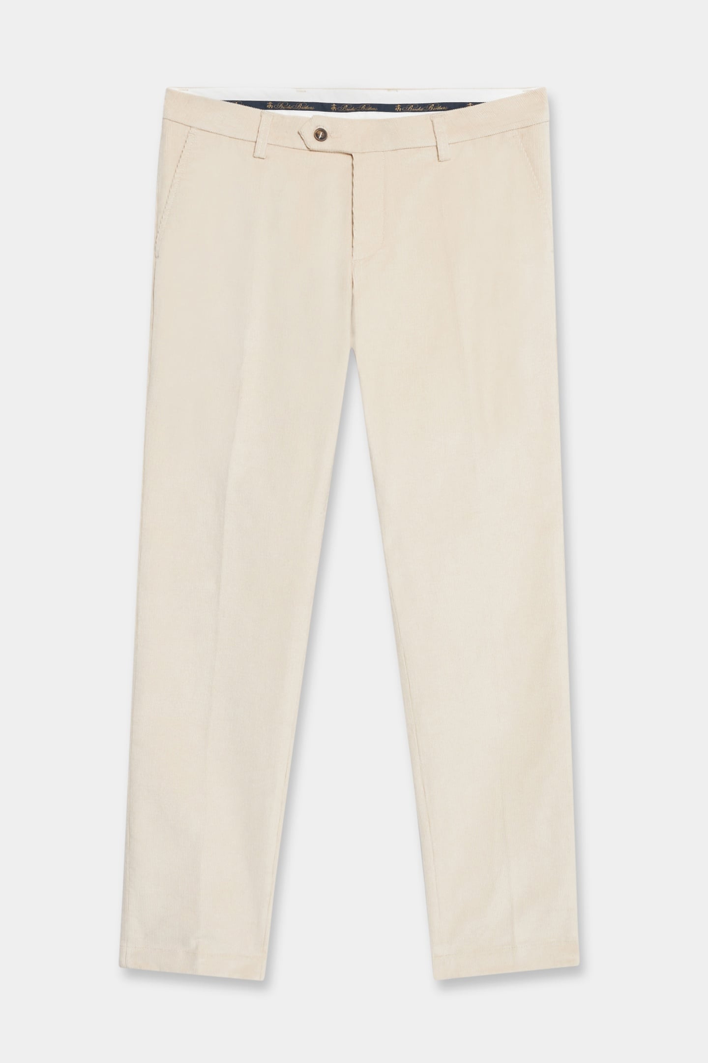 SLIM FIT COTTON CORDUROY CHINOS BEIGE 4