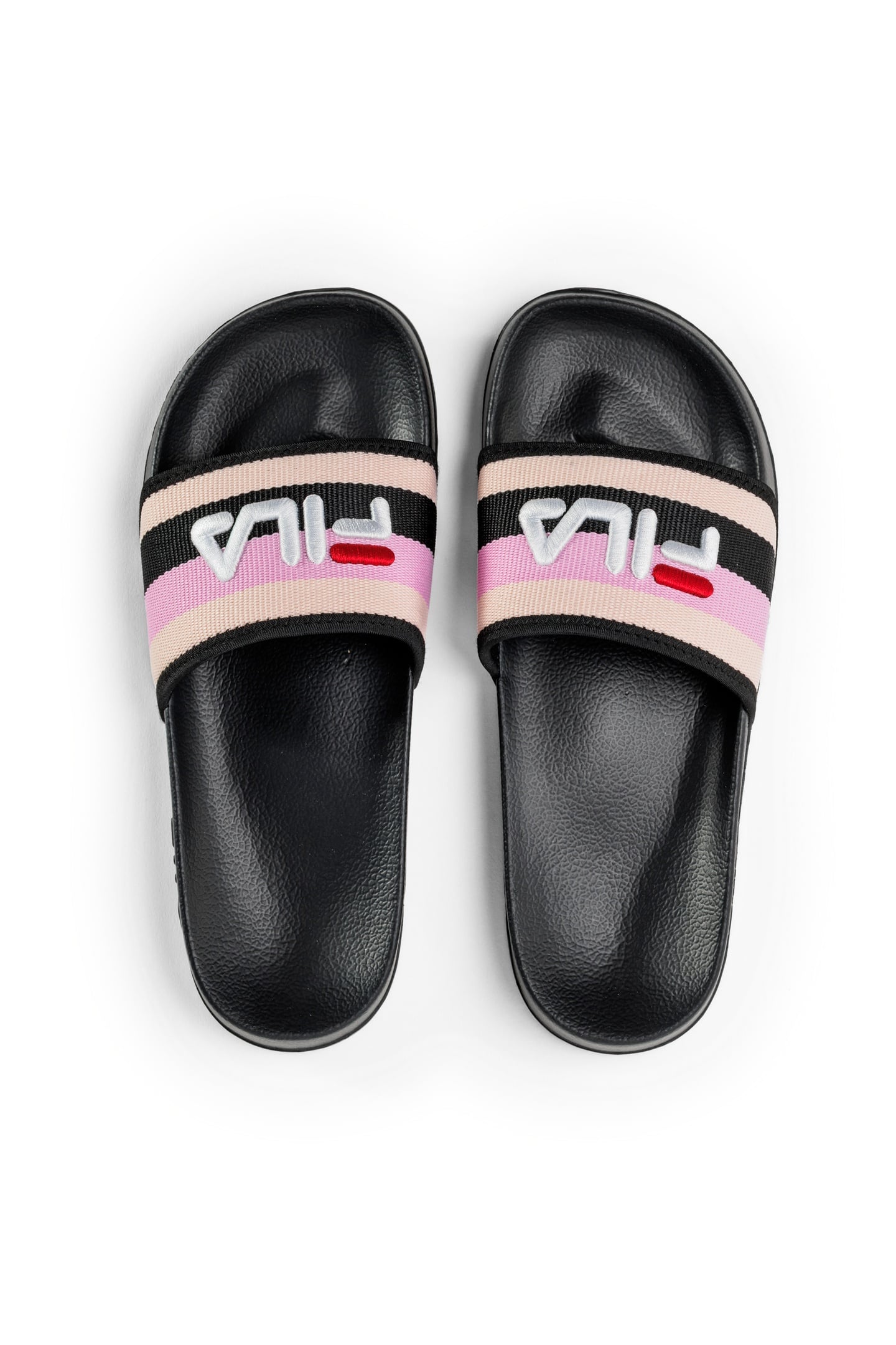 MORRO BAY STRIPES SLIPPER WMN BLACK-PRISM PINK 5