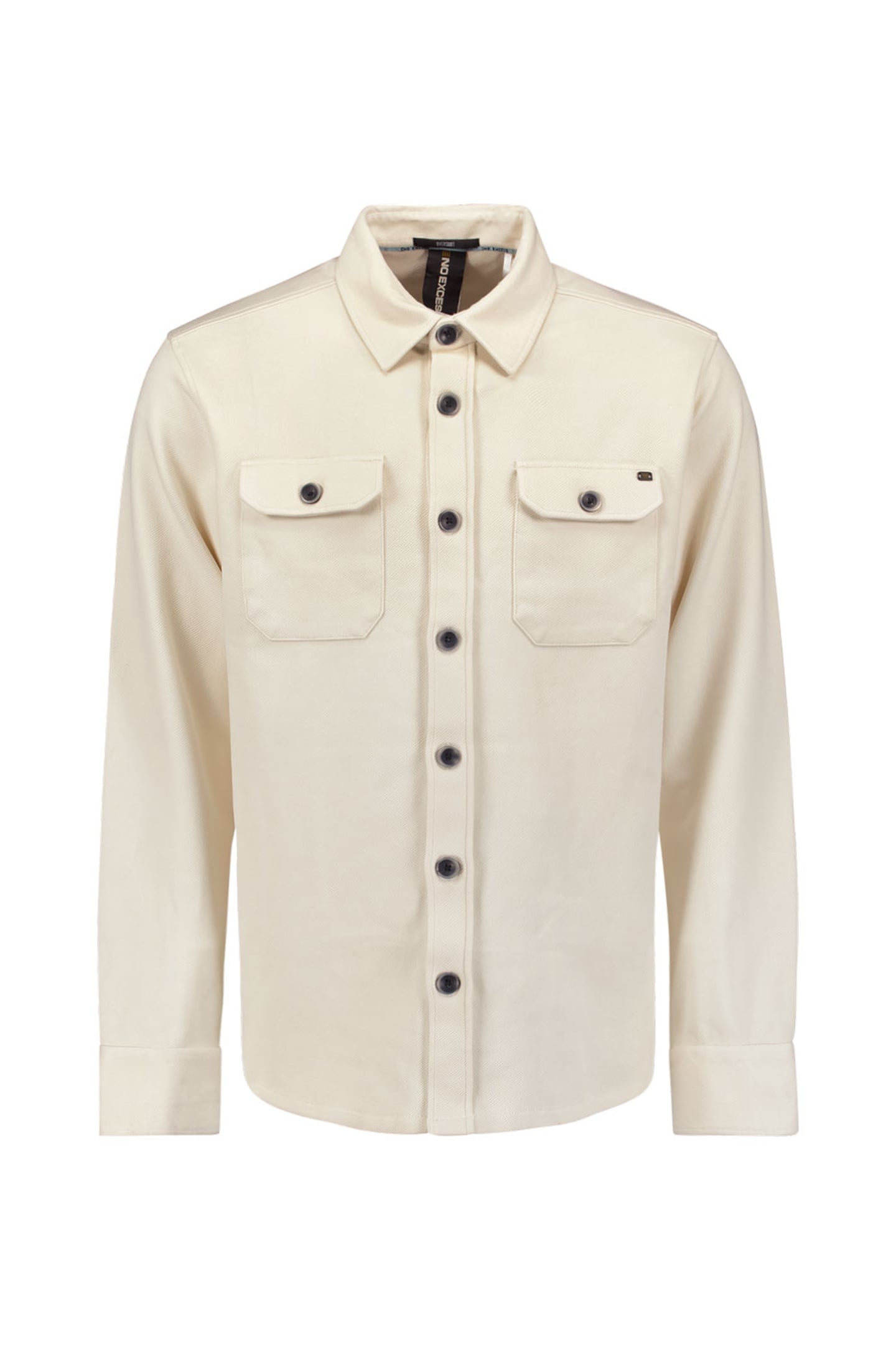 OVERSHIRT BUTTON CLOSURE SWEAT CHALK 5
