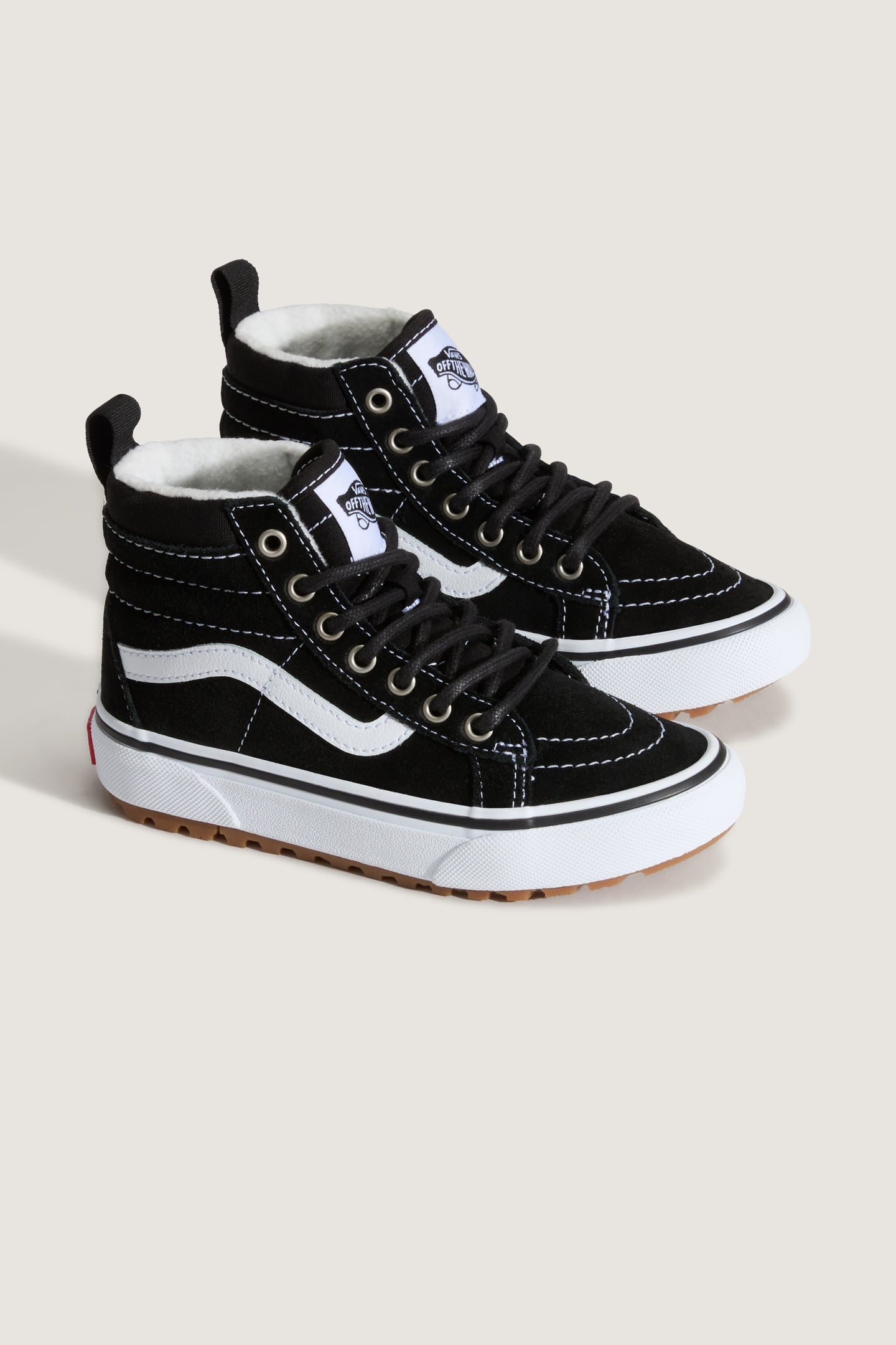 YOUTH UNISEX SK8-HI INSULATED BLACK/WHITE 3
