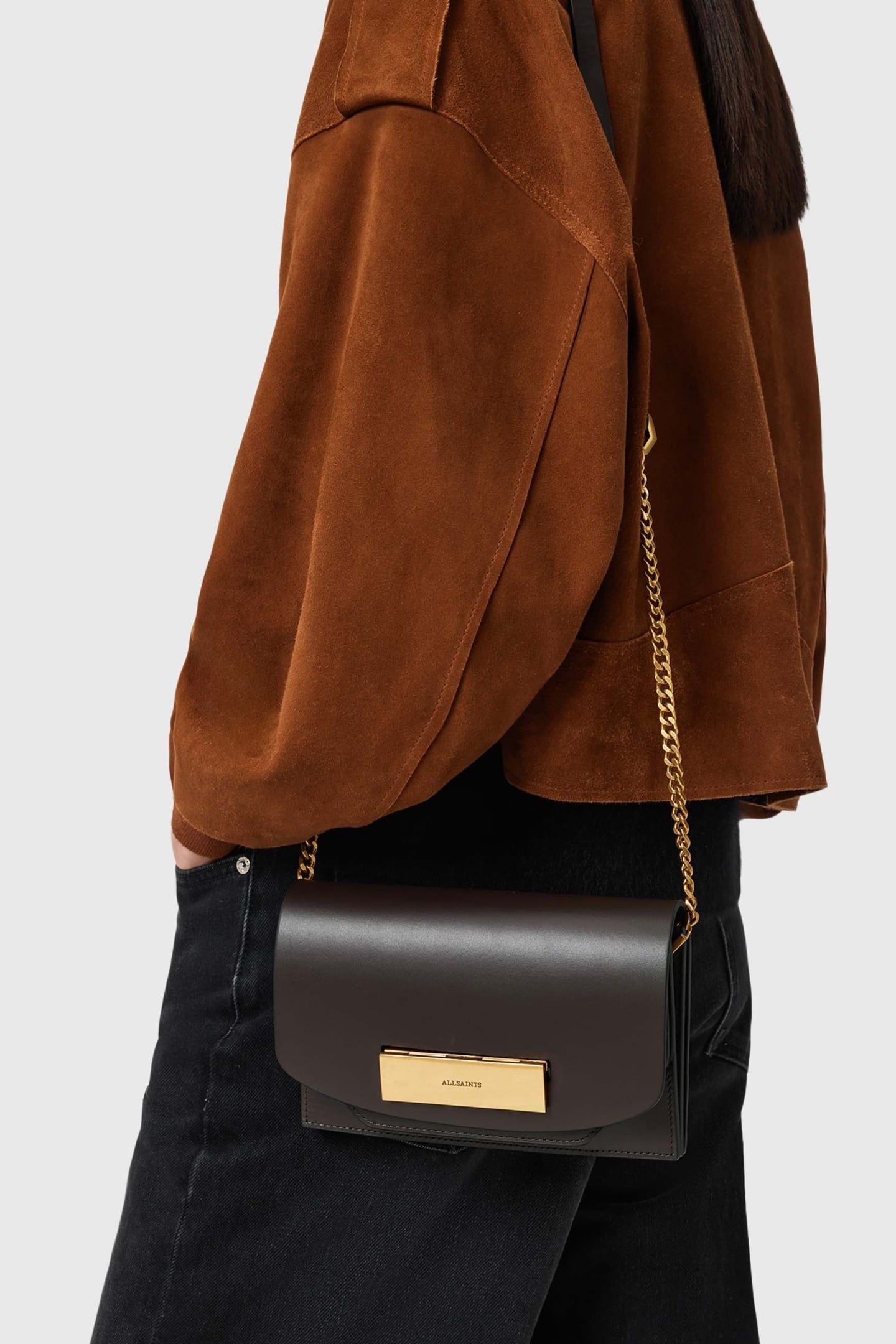 ETTA CLUTCH BITTER BROWN 2