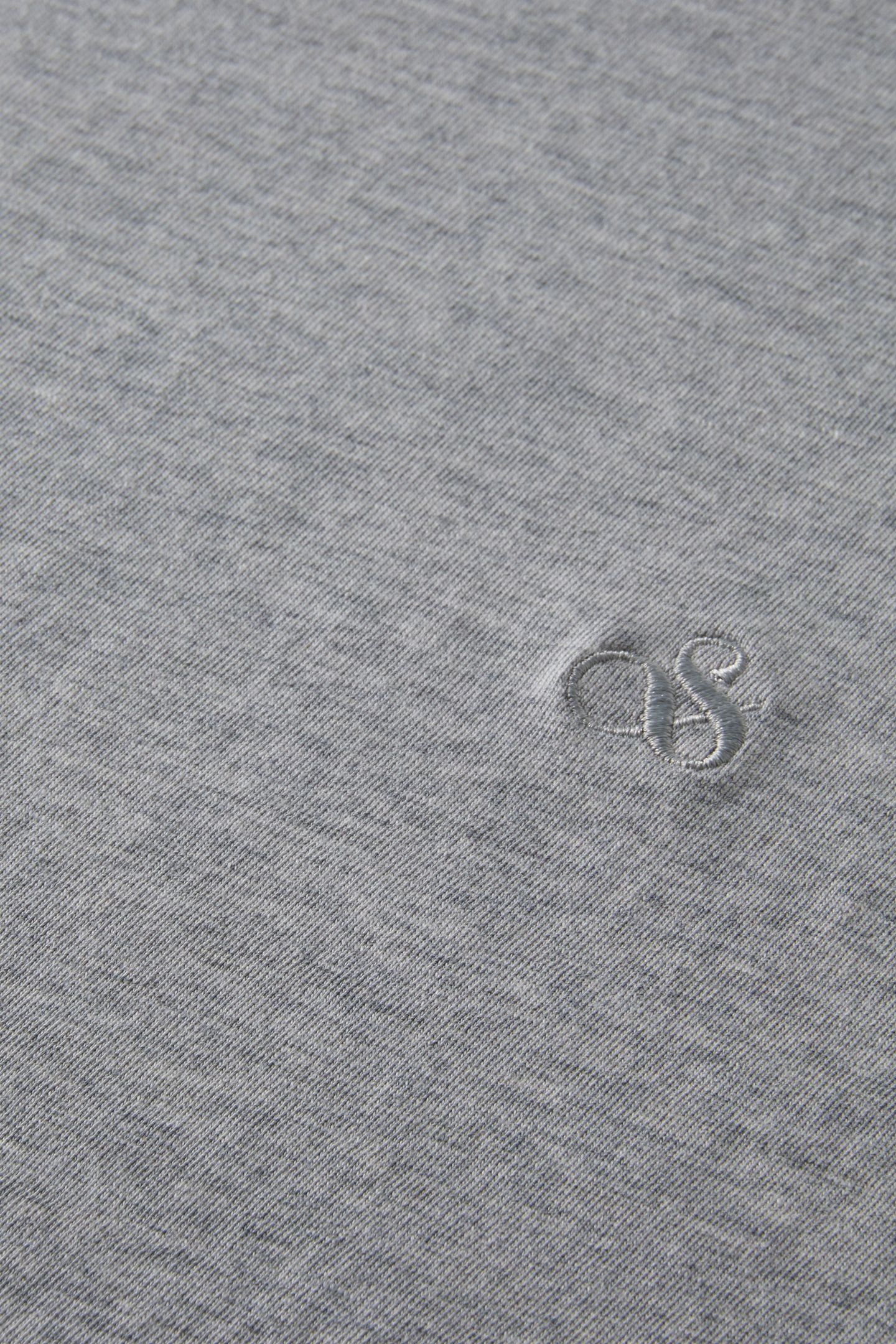 NOS CHEST LOGO REGULAR-FIT T-SHIRT GREY MELANGE 7
