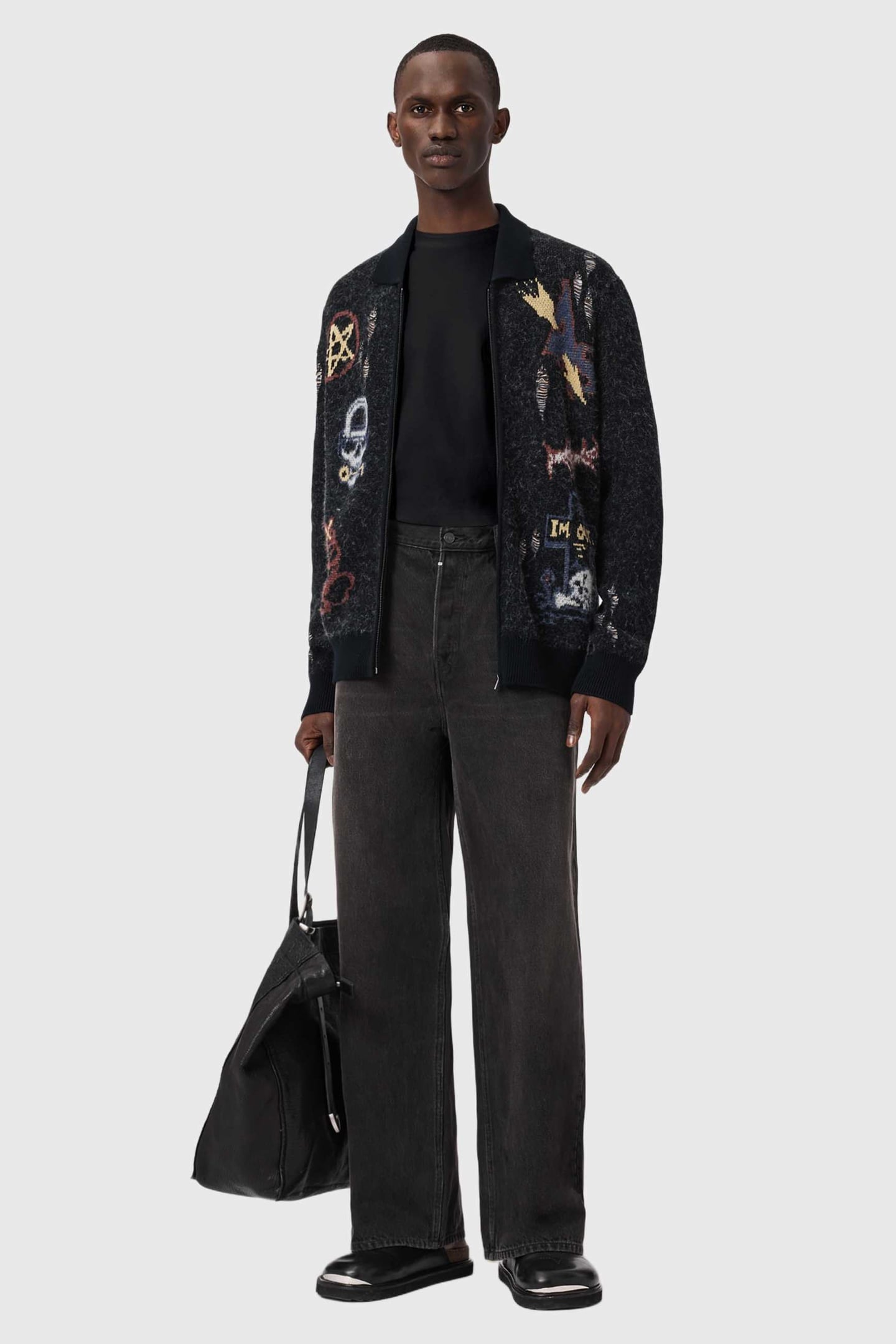 MELLER CARDIGAN BLACK 1