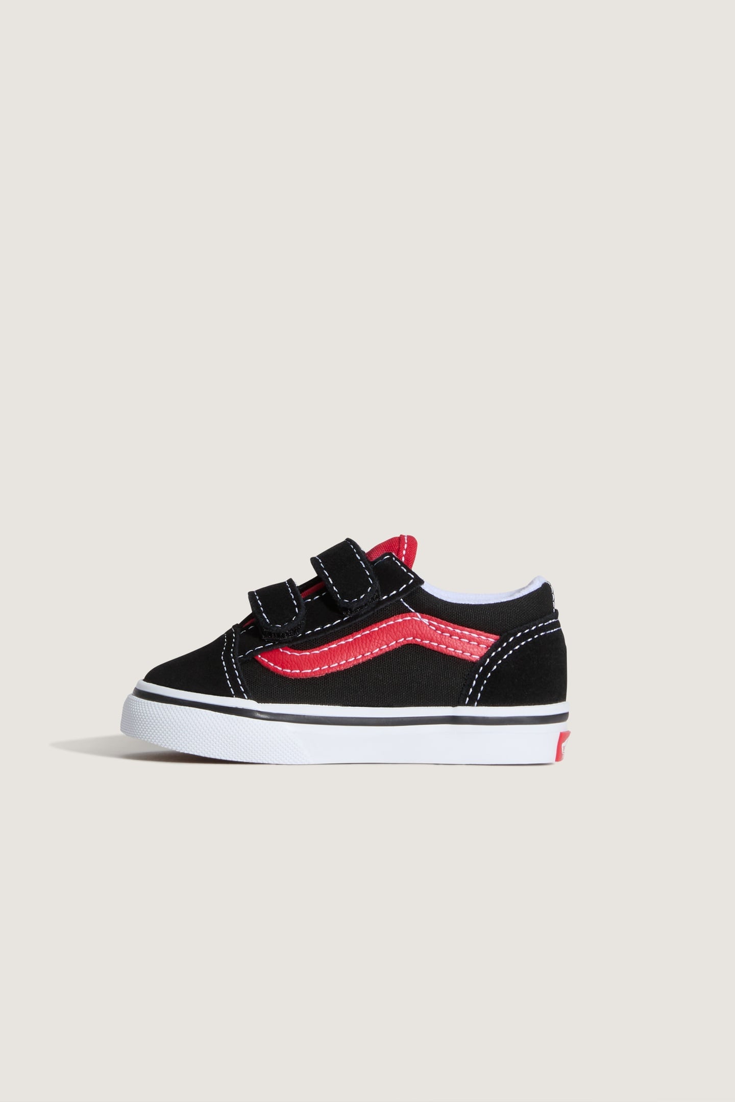 TODDLER OLD SKOOL V RETRO POP BLACK/RED 2