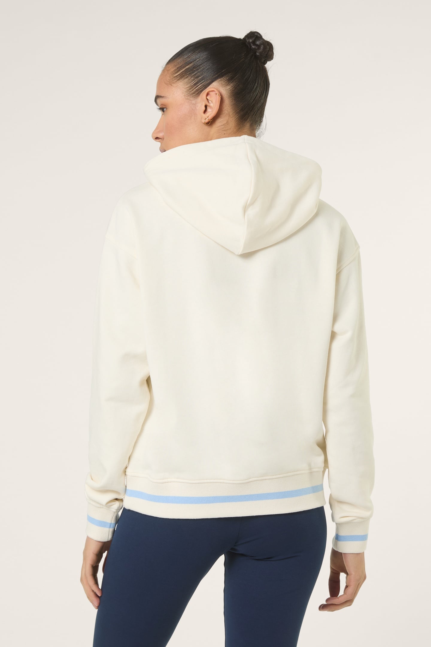 MARLIA RELAXED GRAPHIC HOODIE EGRET 3