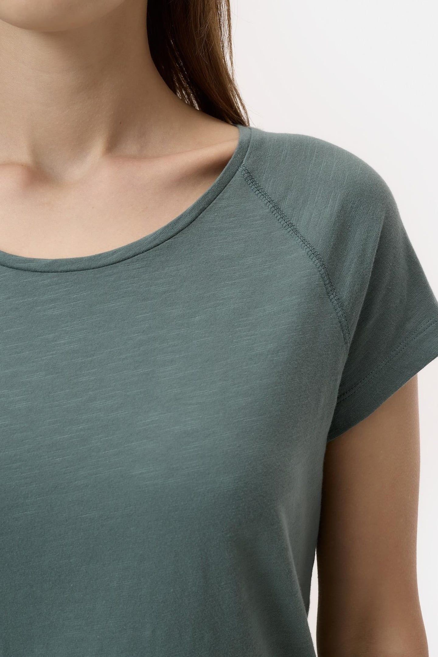 T SHIRT RAGLAN FADED GREEN 6