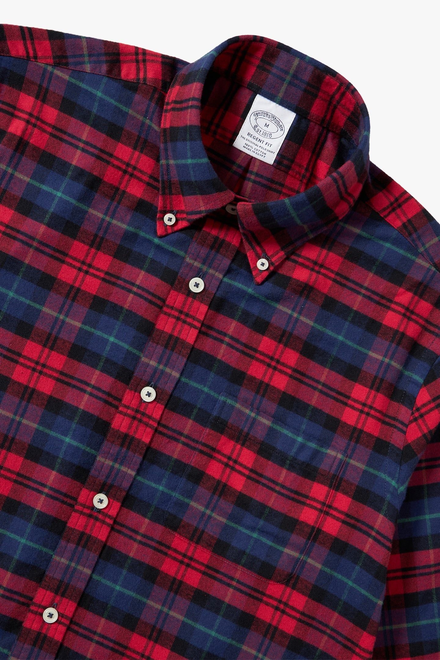 CASUAL COTTON FLANNEL REGULAR FIT RED 3