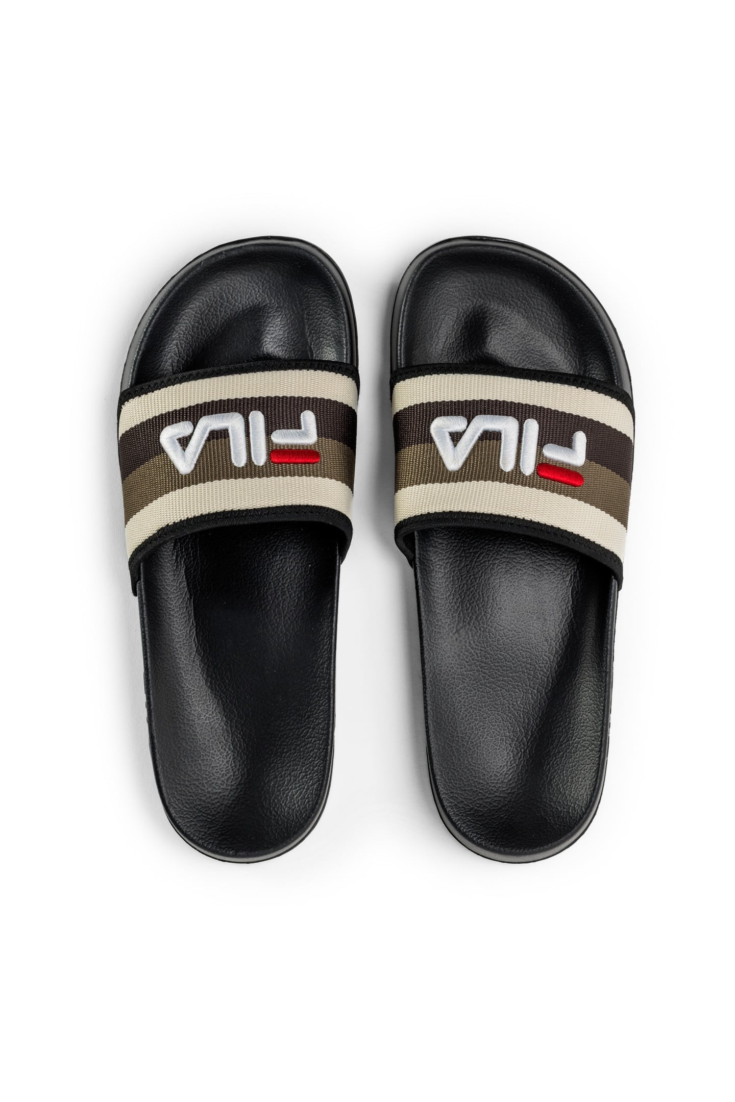 MORRO BAY STRIPES SLIPPER BLACK-COFFEE BEAN 5