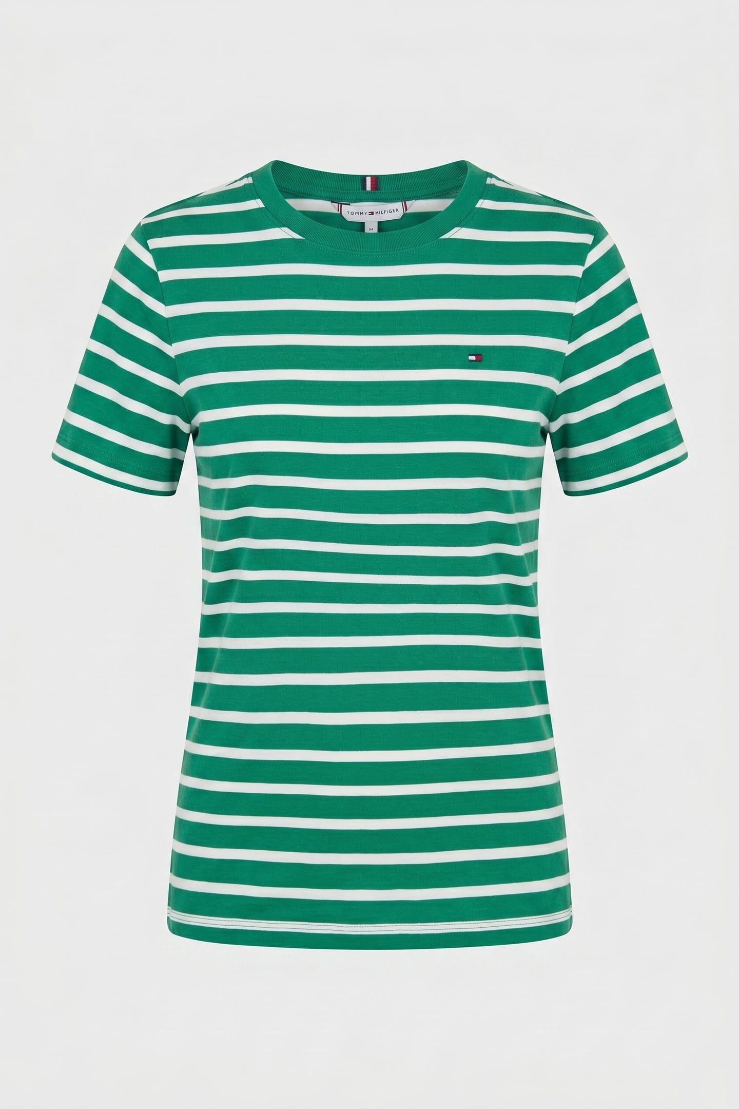 SLIM CODY CREW NECK SS NOUVEAU GREEN/ECRU 3