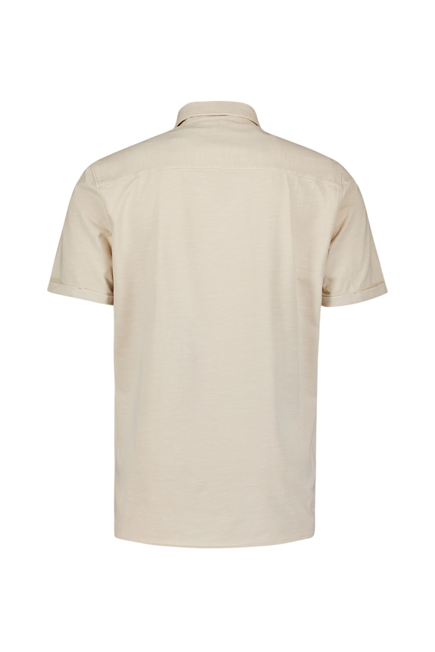 SHIRT SHORT SLEEVE SLUB JERSEY STRETCH CEMENT 6