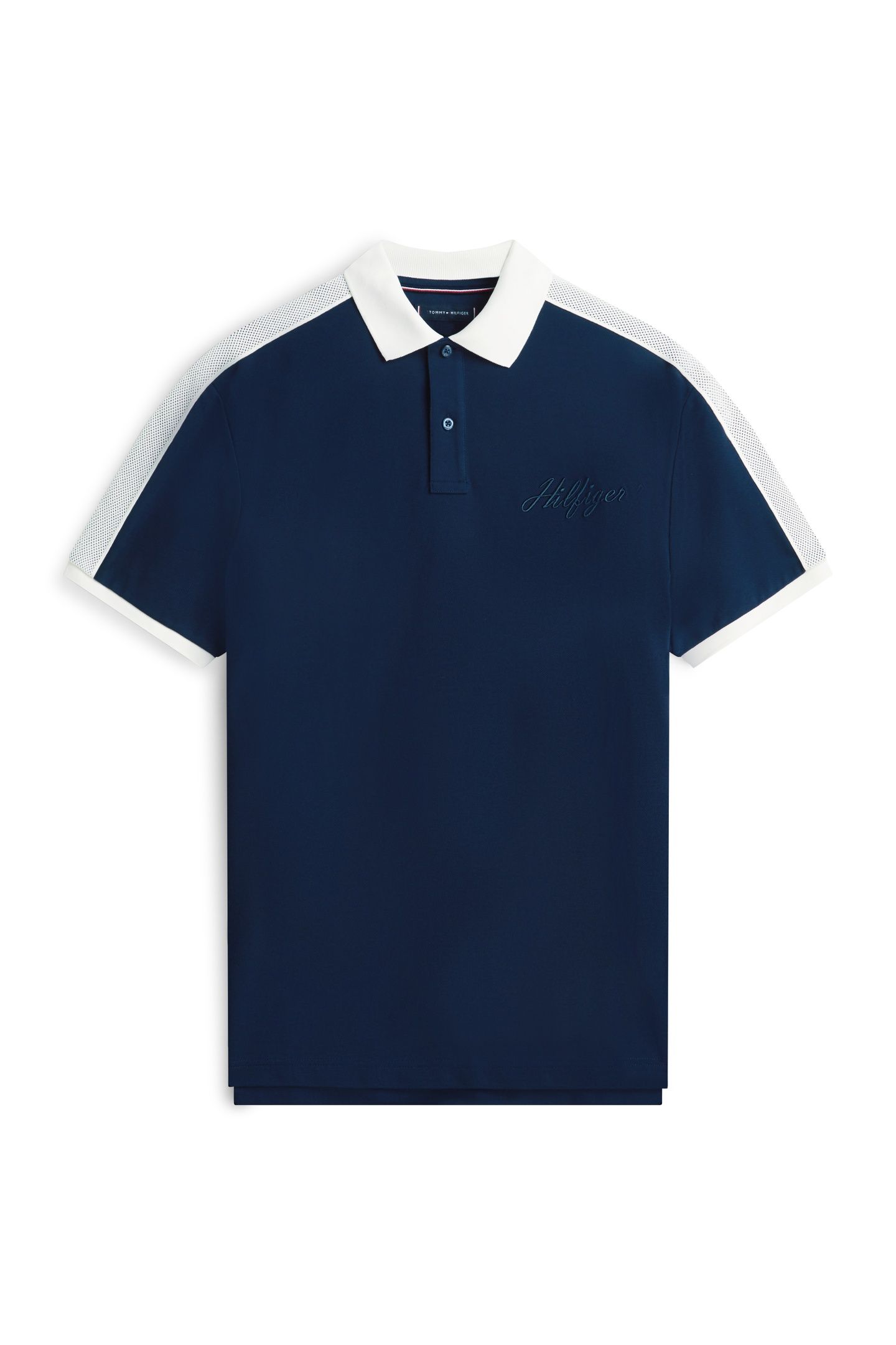 MESH DETAIL CLASSIC POLO DARK NIGHT NAVY 4