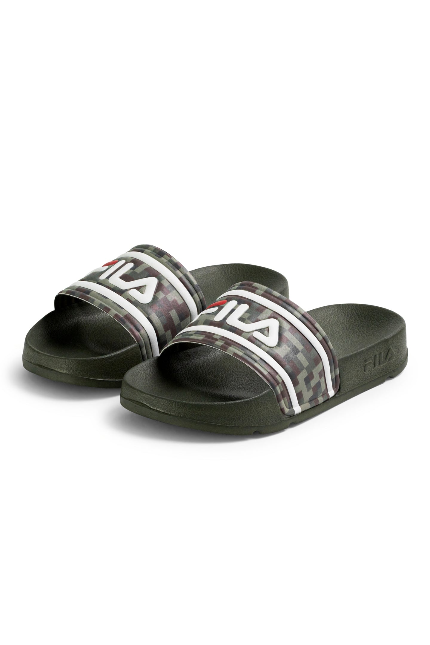 MORRO BAY PRT SLIPPER KIDS OLIVE NIGHT 2