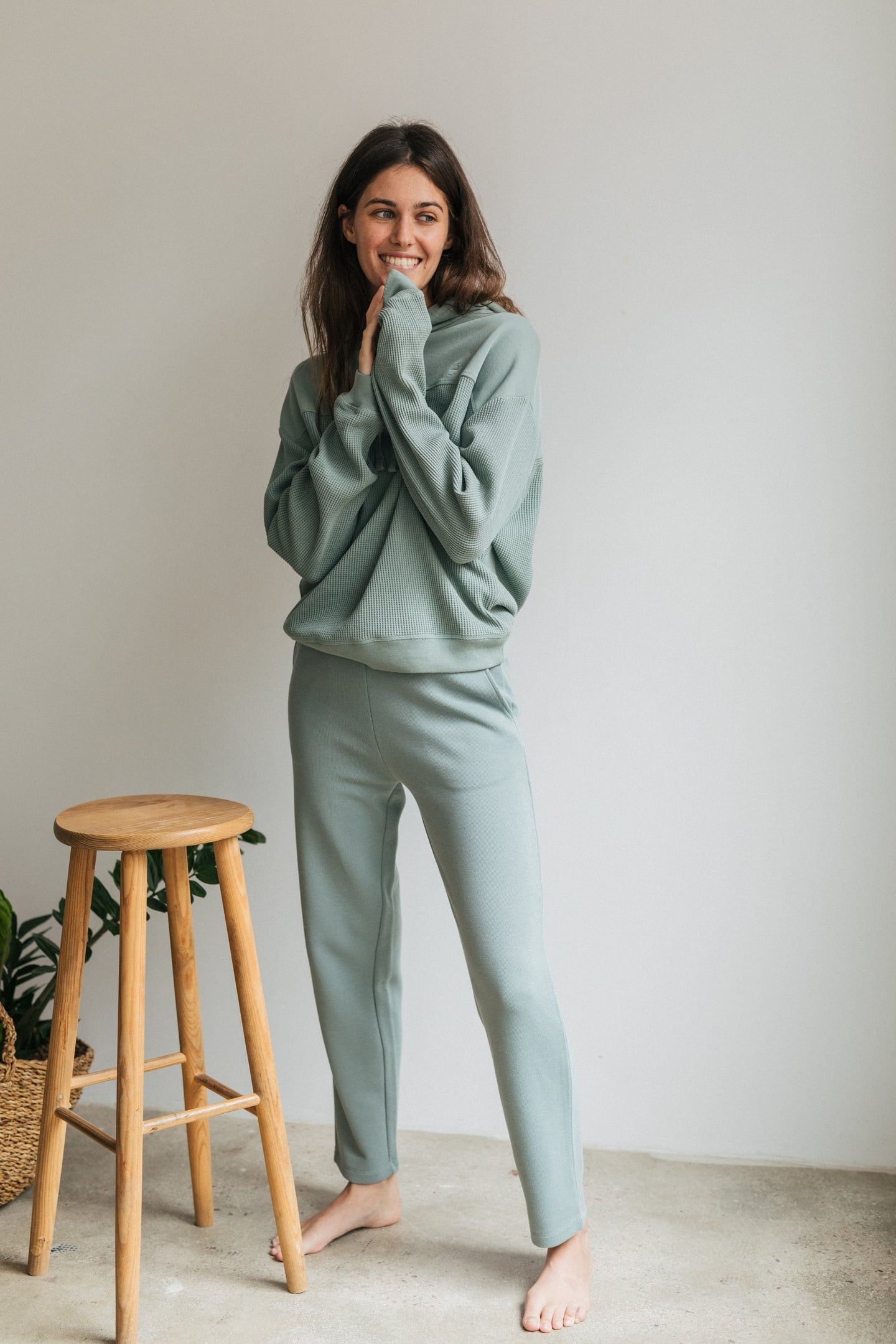 CHAFARIZ PANTS MISTY BLUE 1