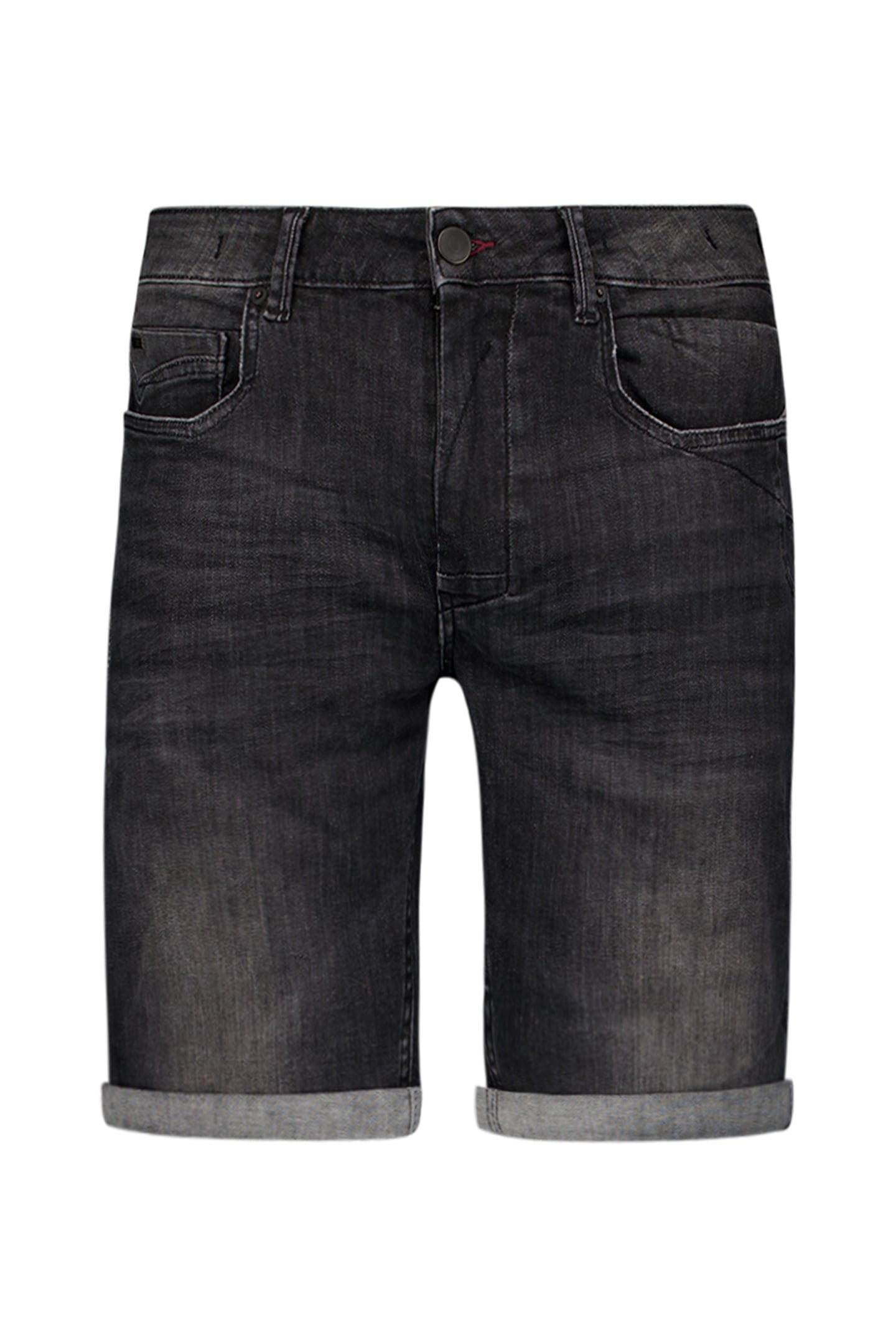 SHORT DENIM STRETCH BLACK DENIM 4