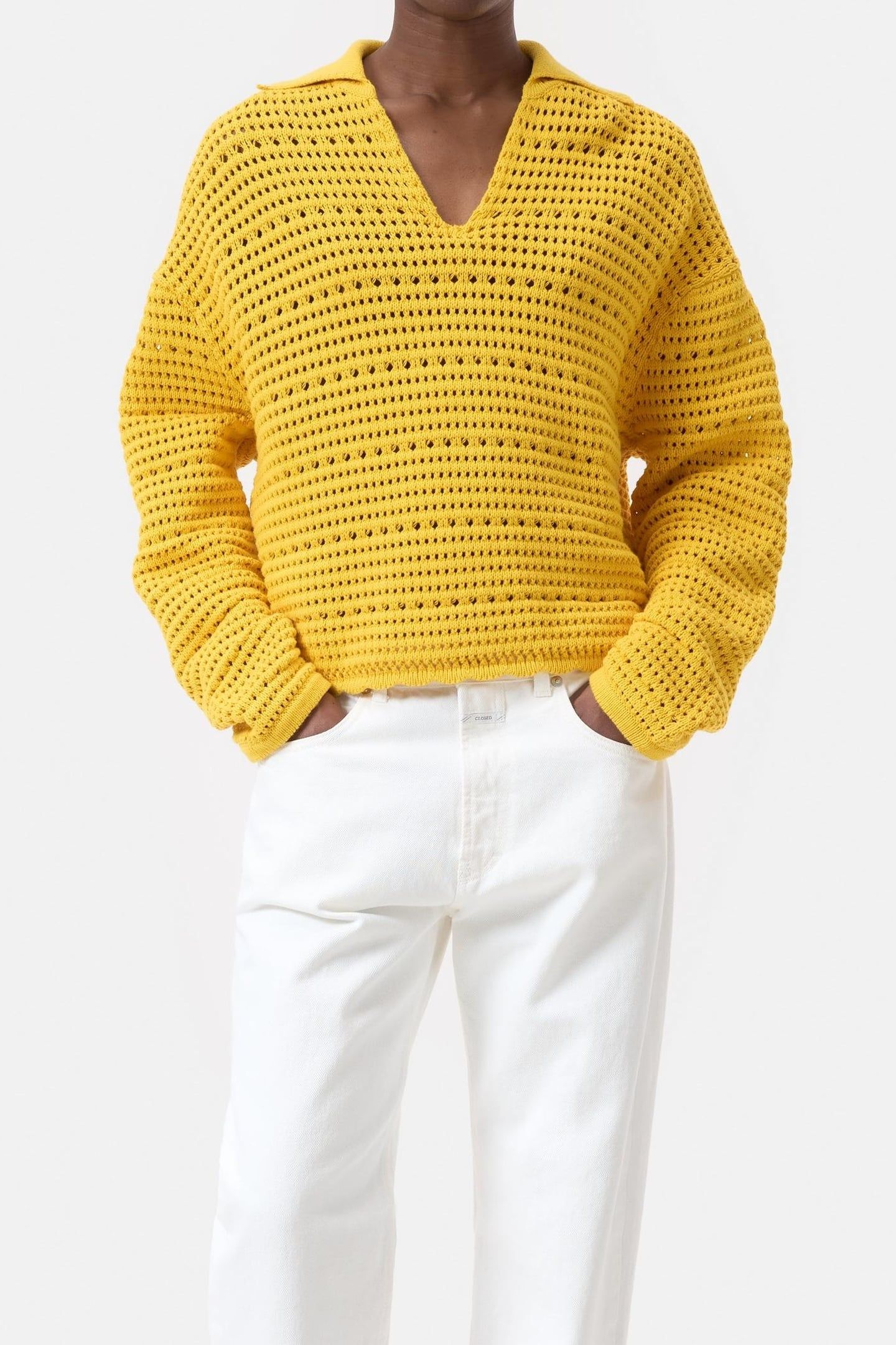 POLO LONGSLEEVE MANGO YELLOW 1