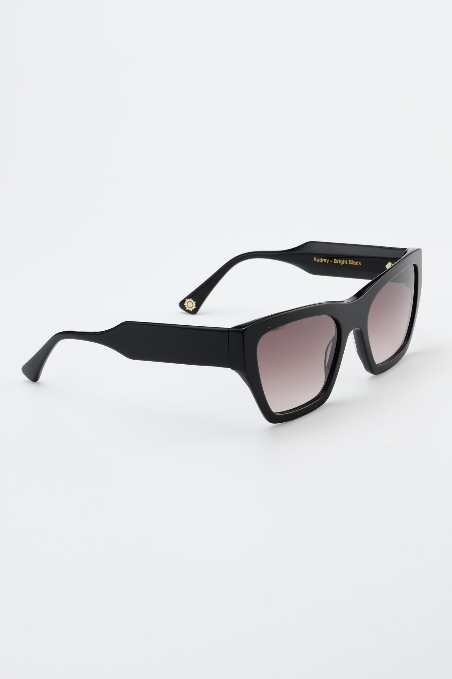 AUDREY SUNGLASSES BRIGHT BLACK 2