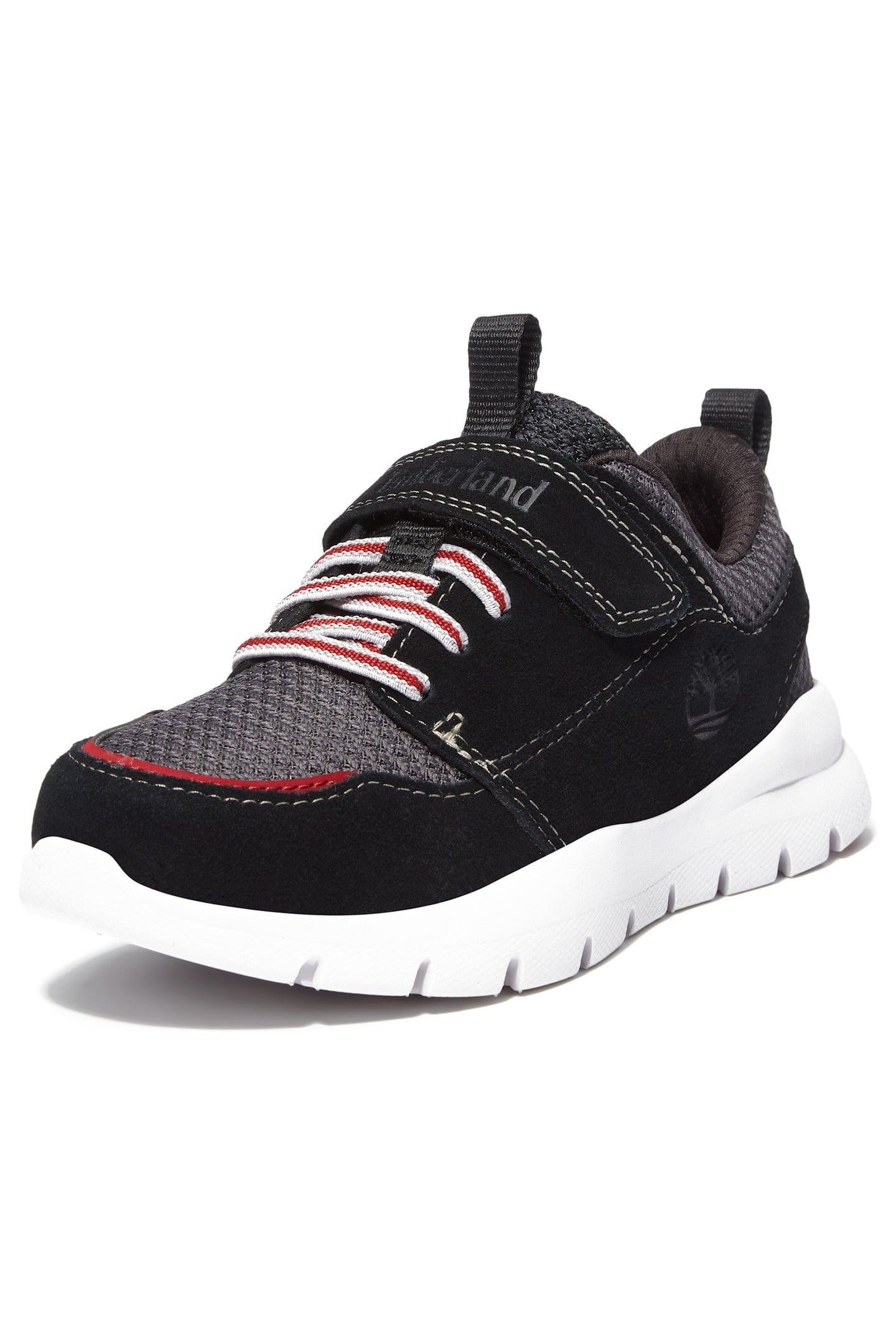 BOROUGHS PROJECT LOW HOOK & LOOP SNEAKER BLACK SUEDE 3