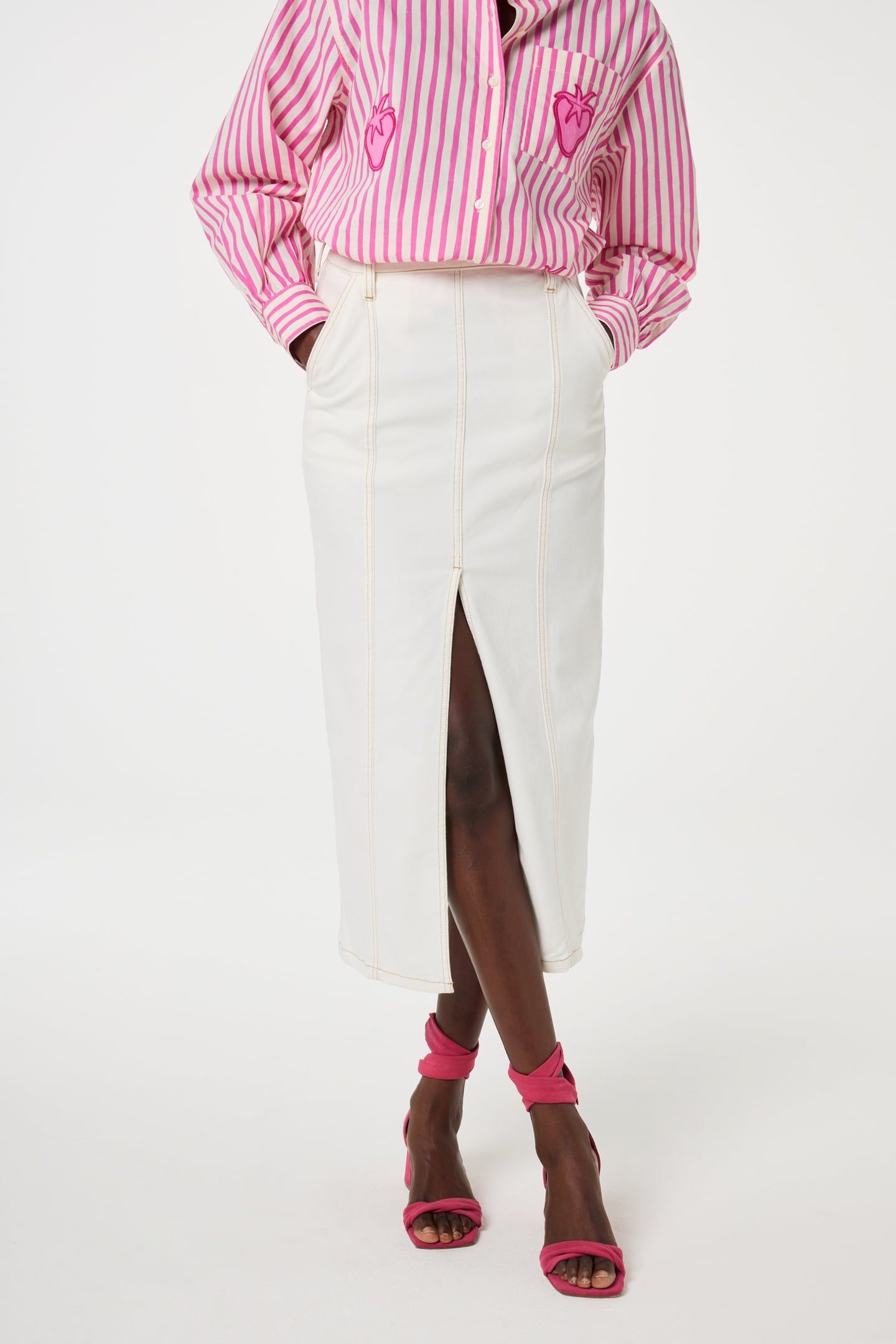 DOMINIQUE SKIRT COSY WHITE 1