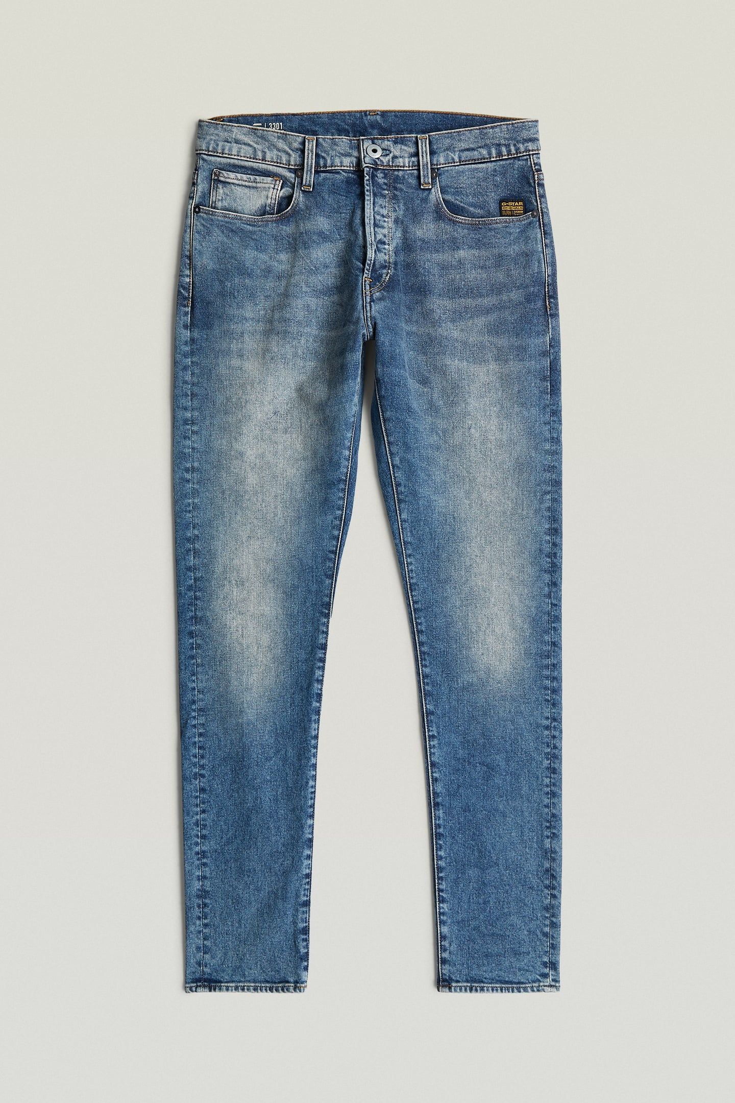 3301 SLIM JEANS MEDIUM BLUE 6