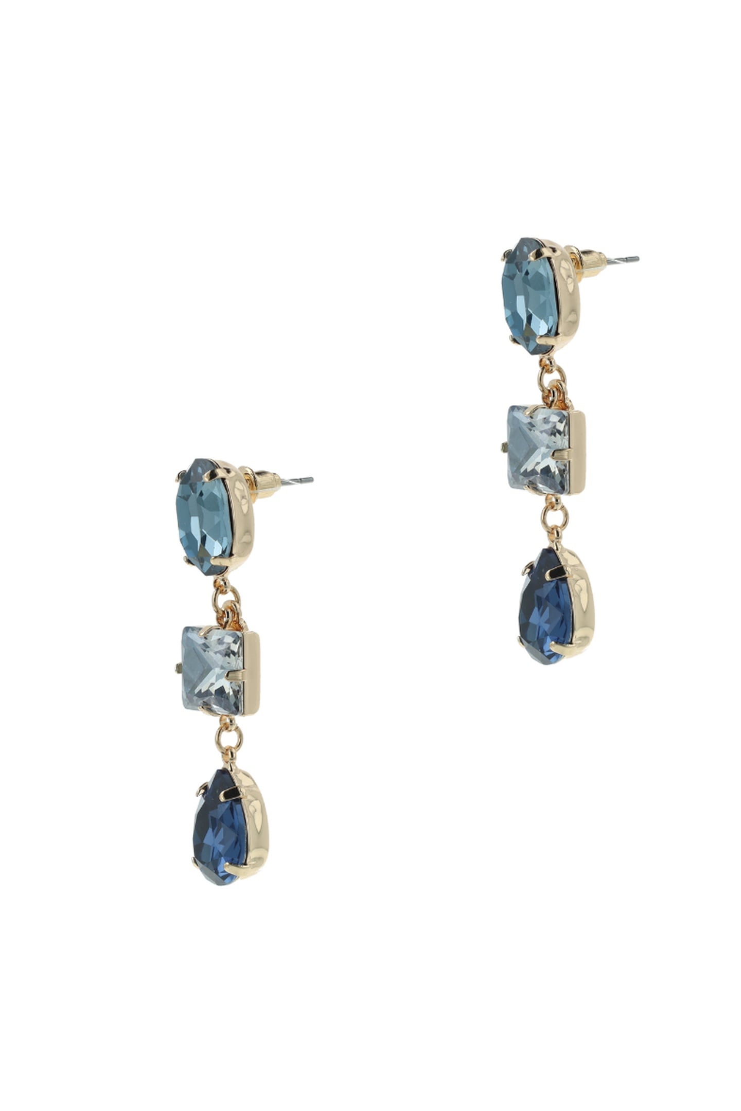 BLUE CRYSTAL EARRINGS 2