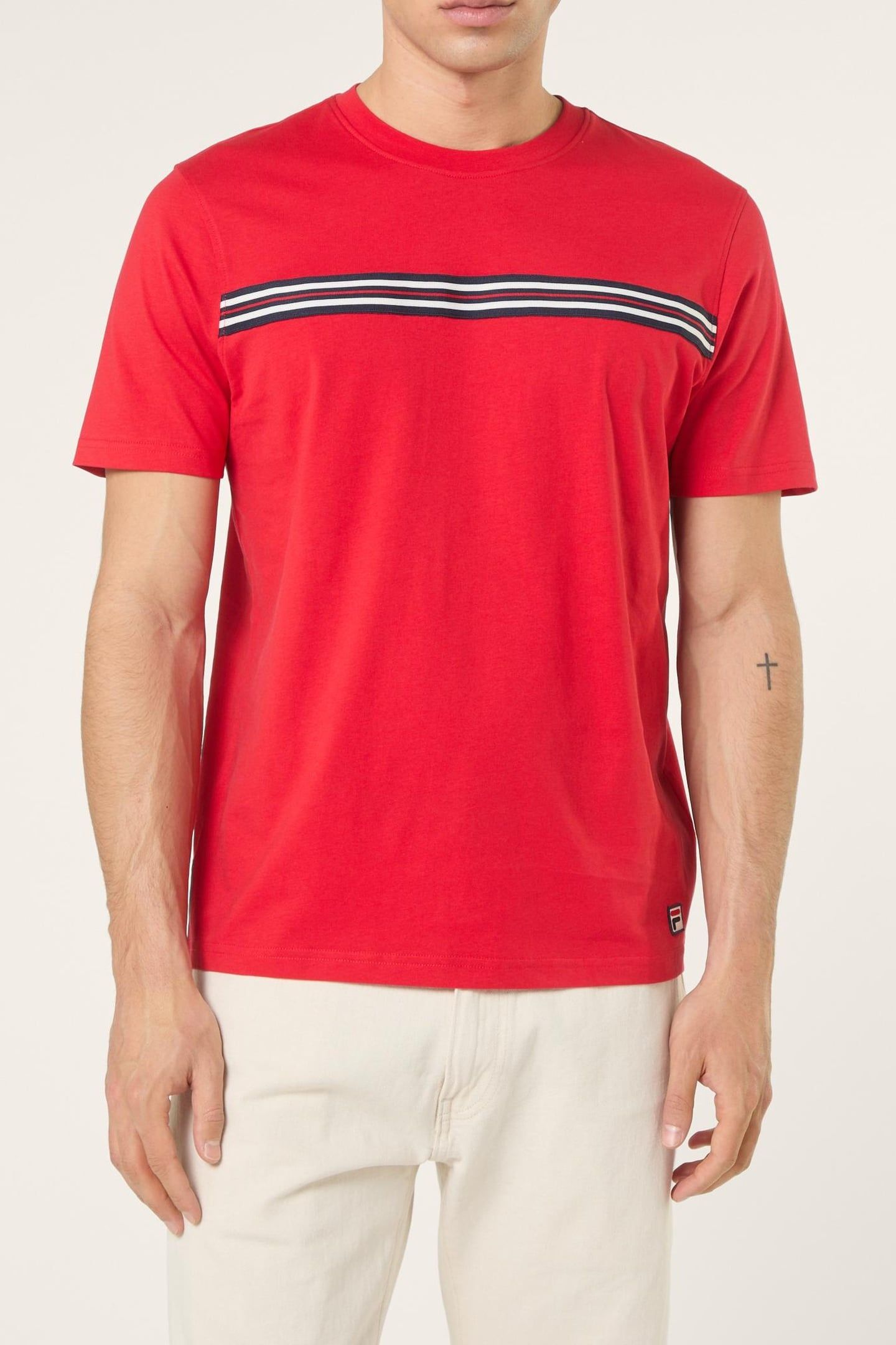 DIECIMO REGULAR HERITAGE TAPE T-SHIRT TRUE RED 1