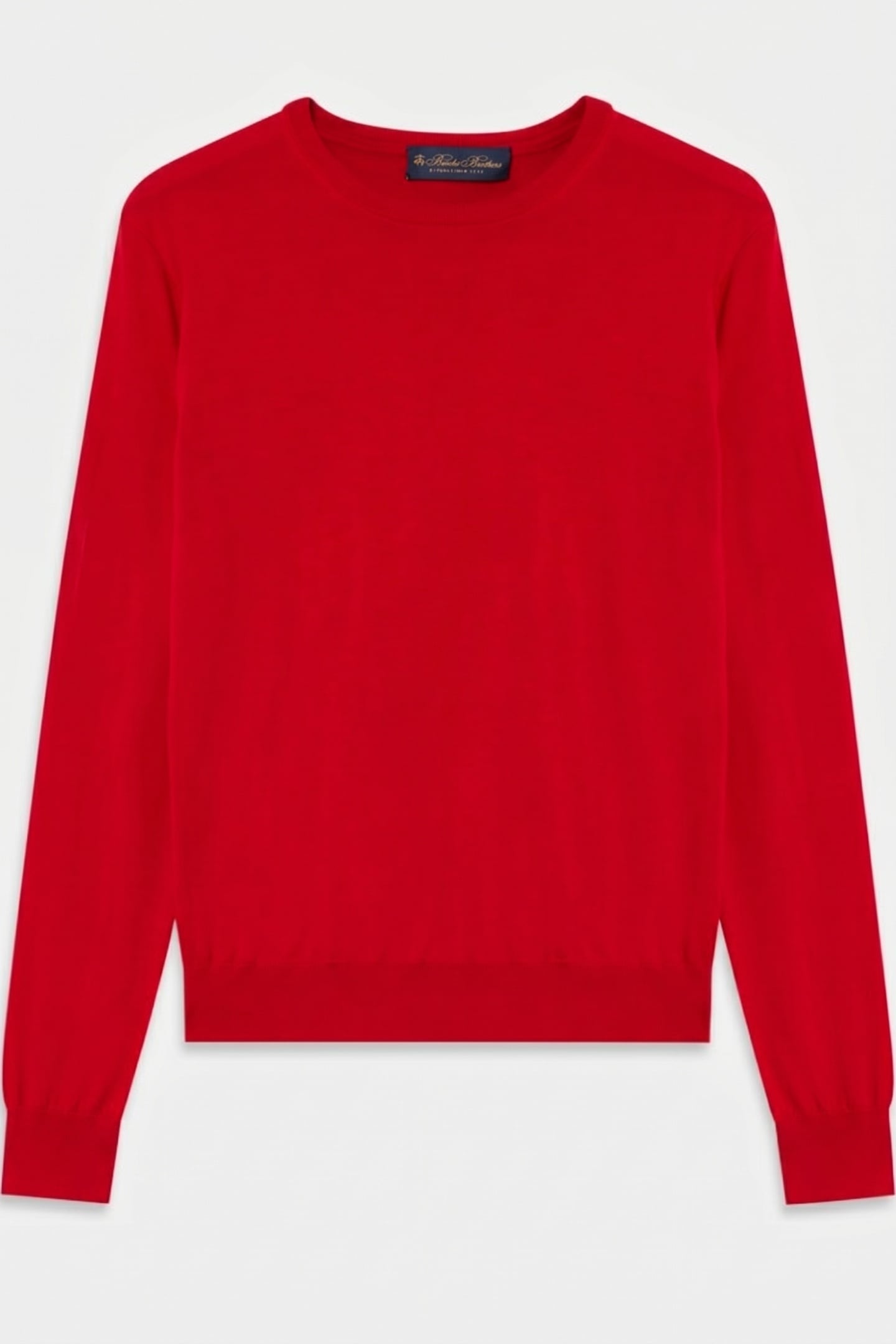 WOOL CREWNECK SWEATER RED 5