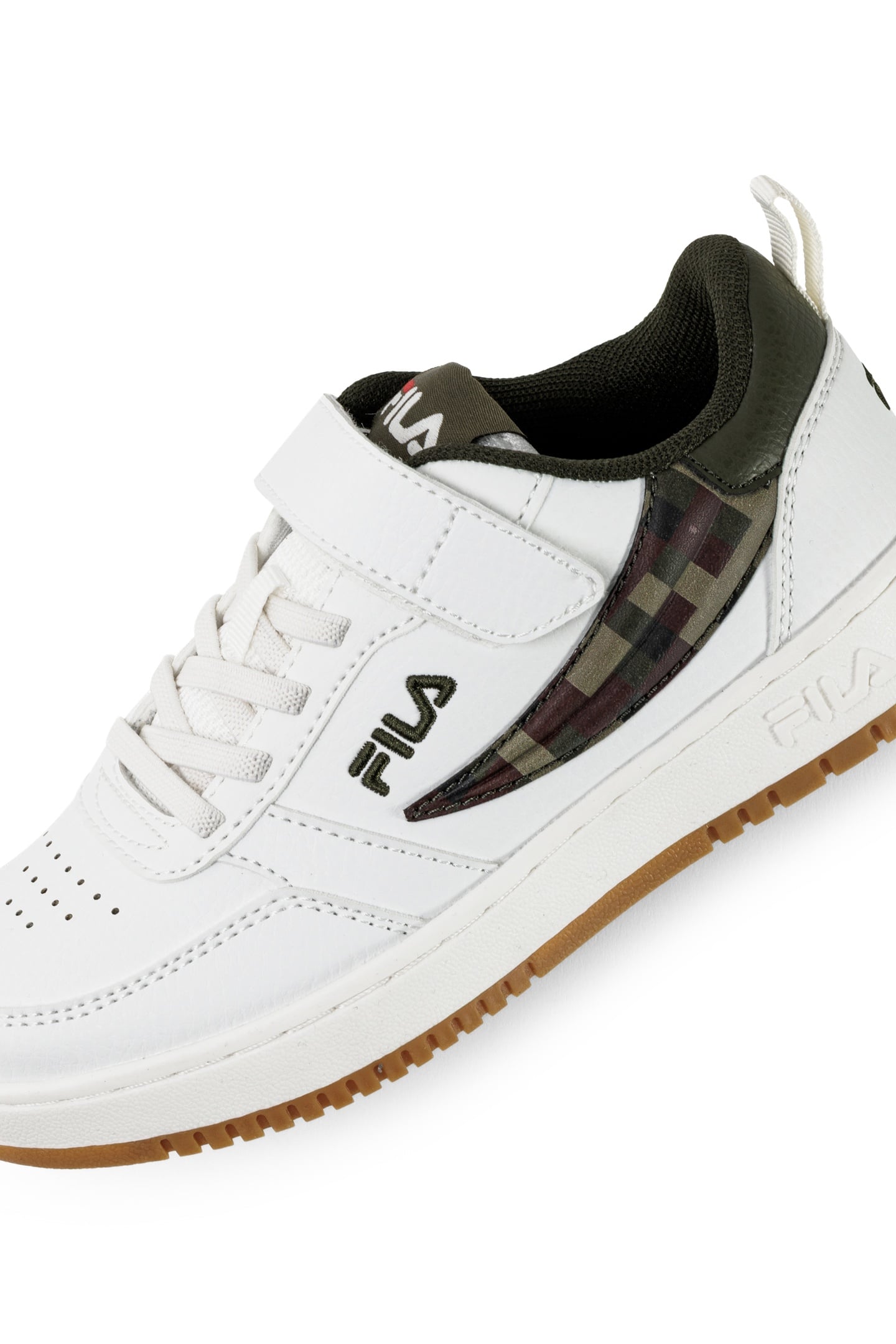 REGA NF PRT VELCRO KIDS WHITE-OLIVE NIGHT 3