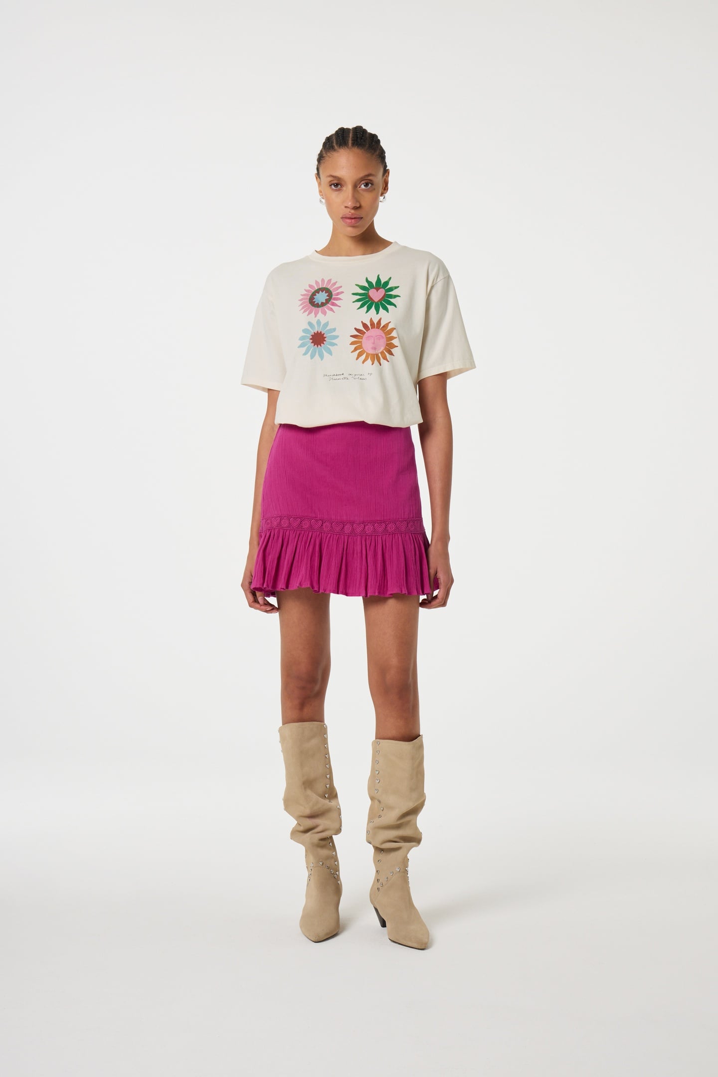 MIMI SKIRT PINK CRAZE 2