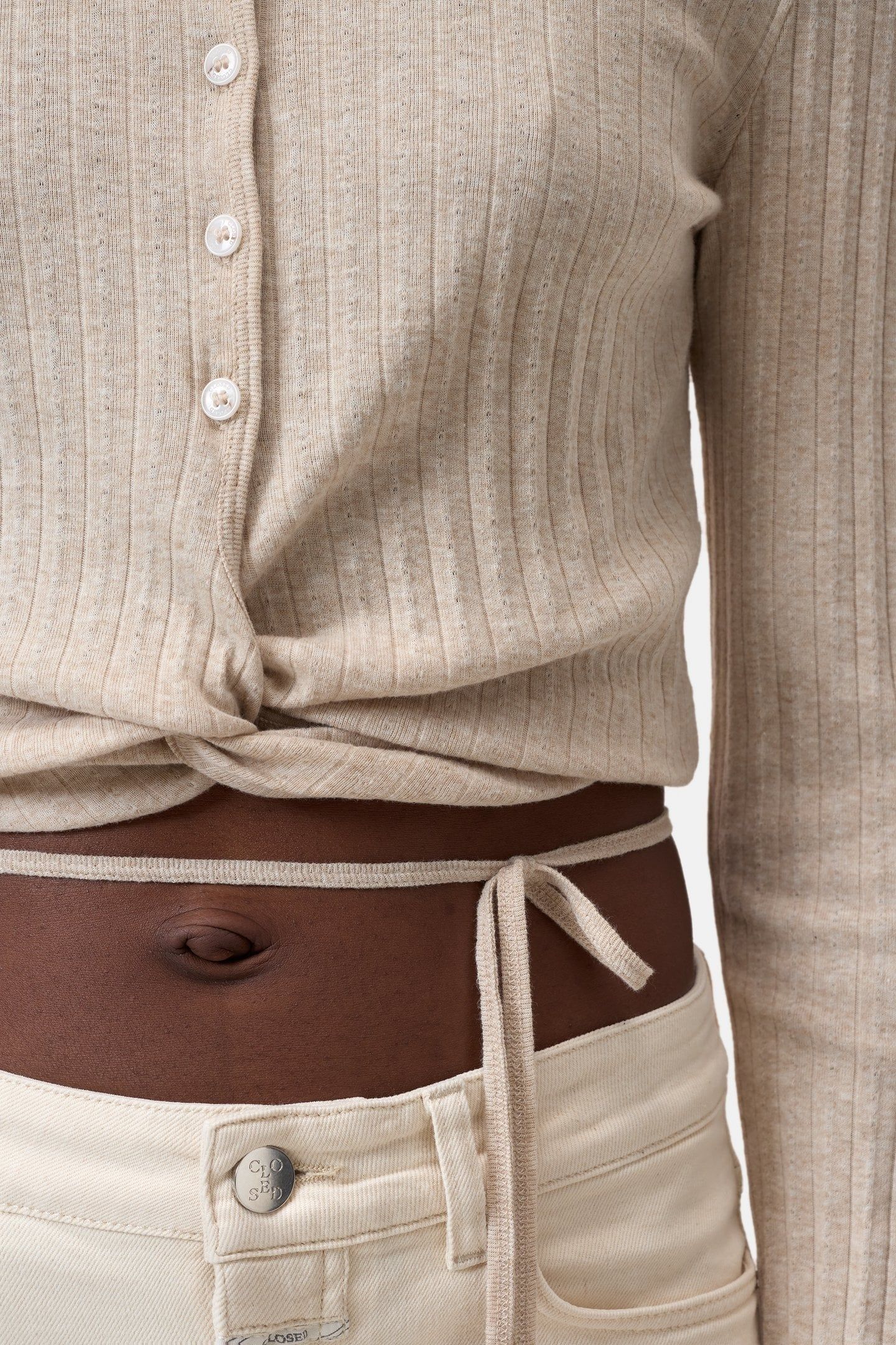 WRAP LONGSLEEVE SOFT BEIGE 5