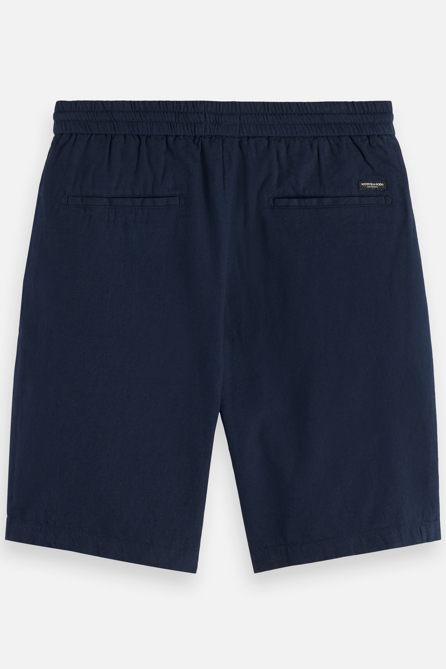 CORE - FAVE - COTTON-LINEN TWILL BERMUDA SHORT NIGHT 6