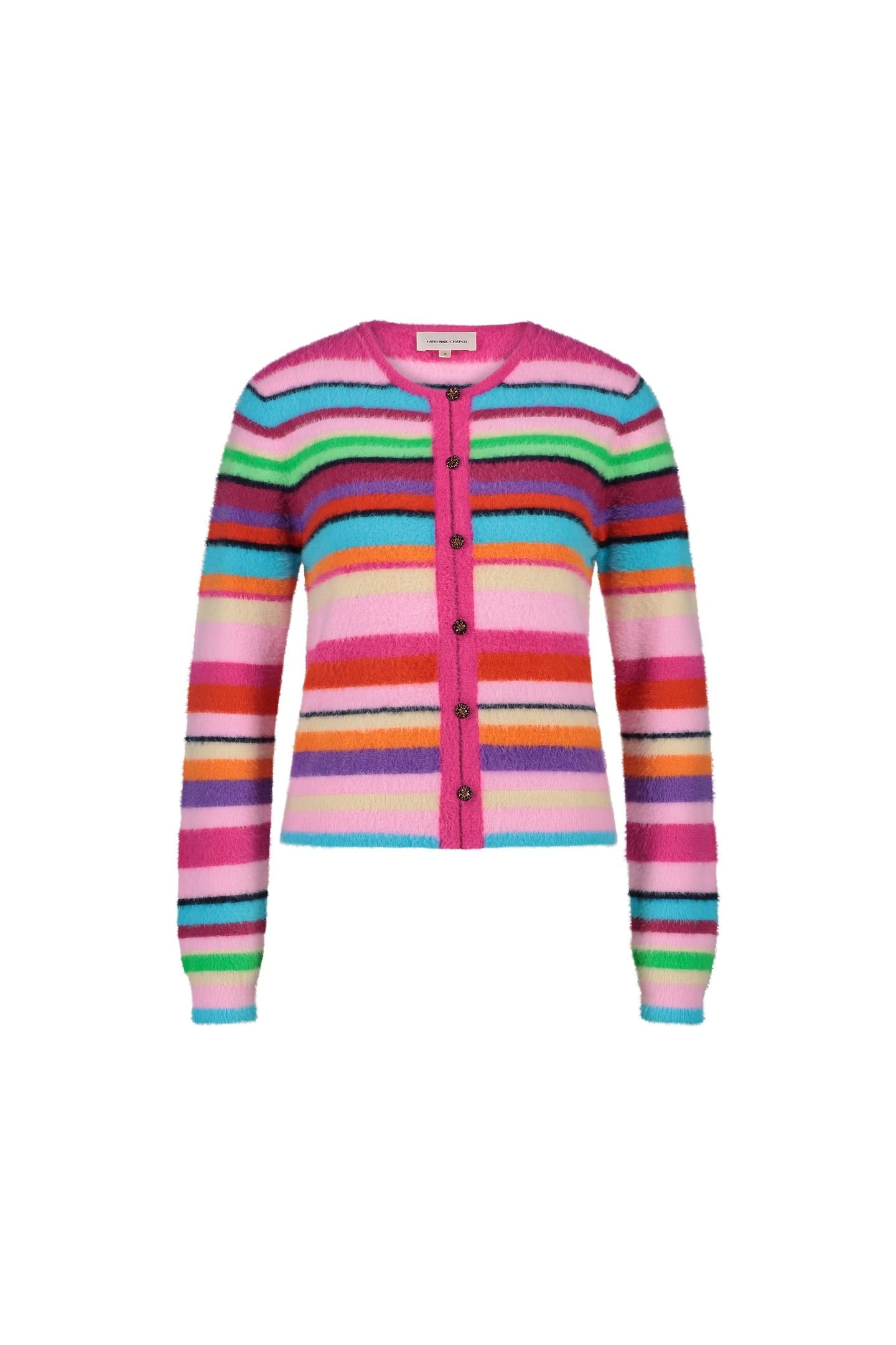 HENRY CARDIGAN MULTI STRIPE 4