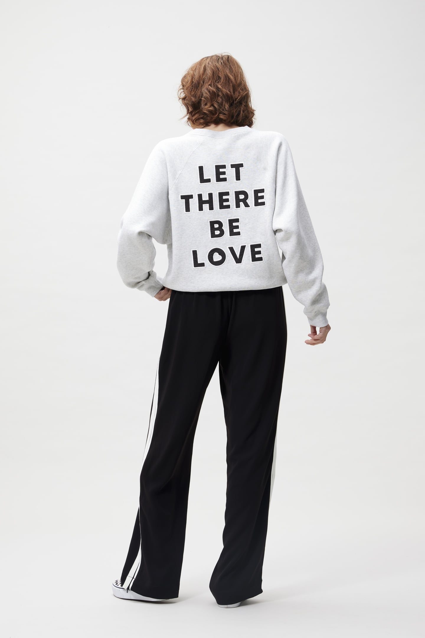 GRAPHIC SWEATER LIGHT GREY MELANGE 2