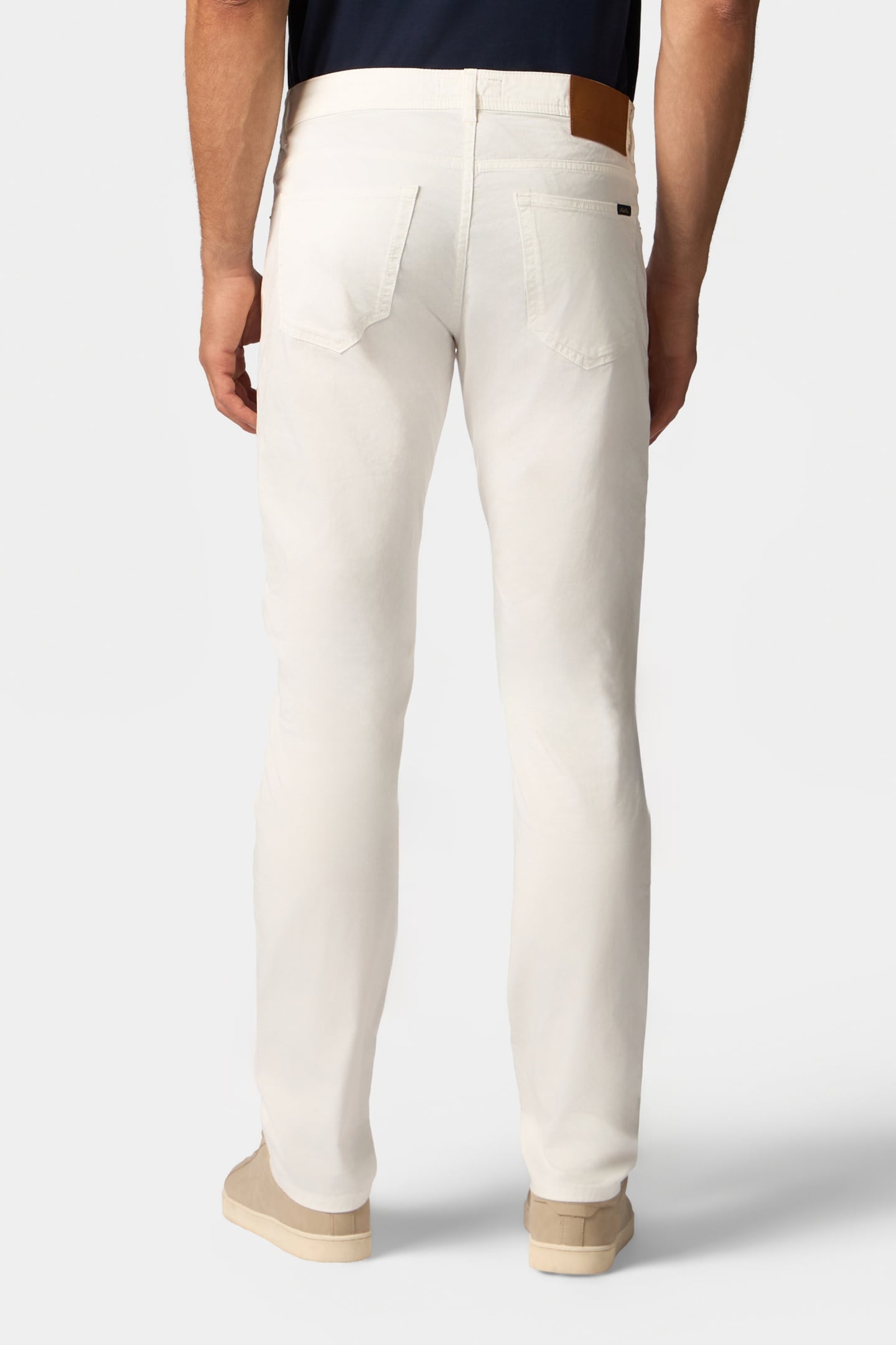 STRETCH COTTON 5-POCKET PANT WHITE 3